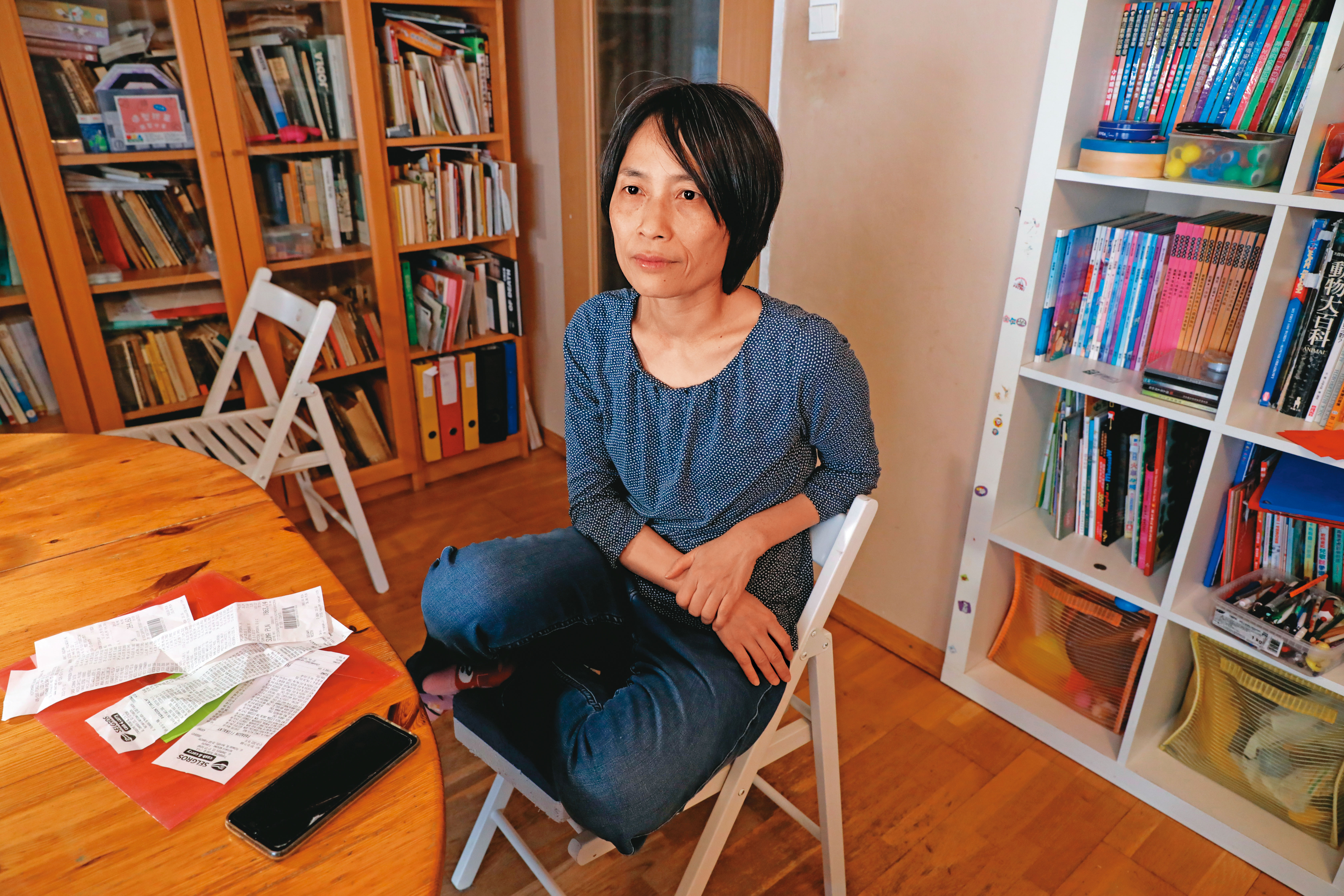 台灣人蘇菲在波蘭生活多年，戰爭後募款、募物資，投入救援。