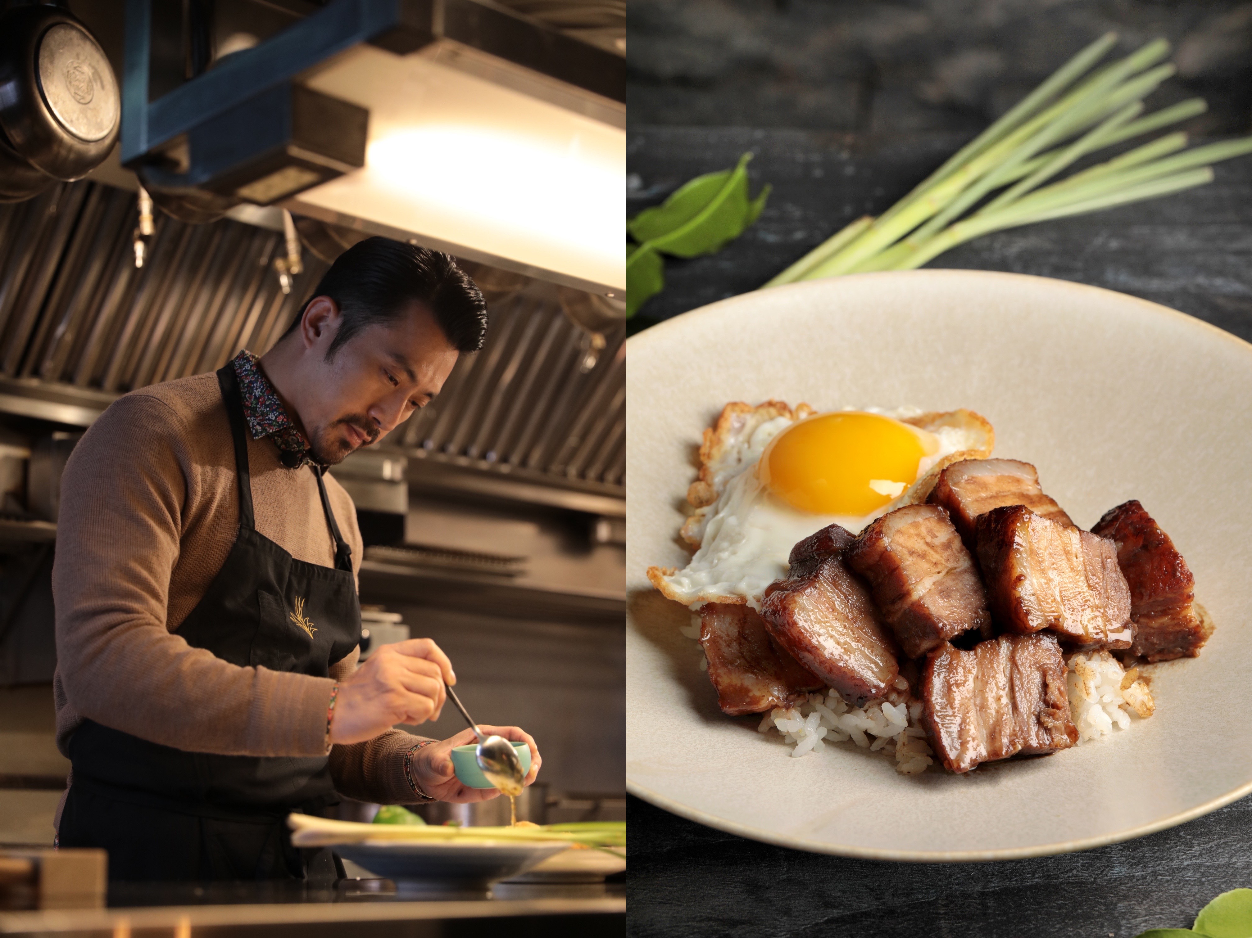 米其林星廚林明健與GREEN&SAFE合作推出港式南洋風家常菜調理包。（GREEN&SAFE提供）