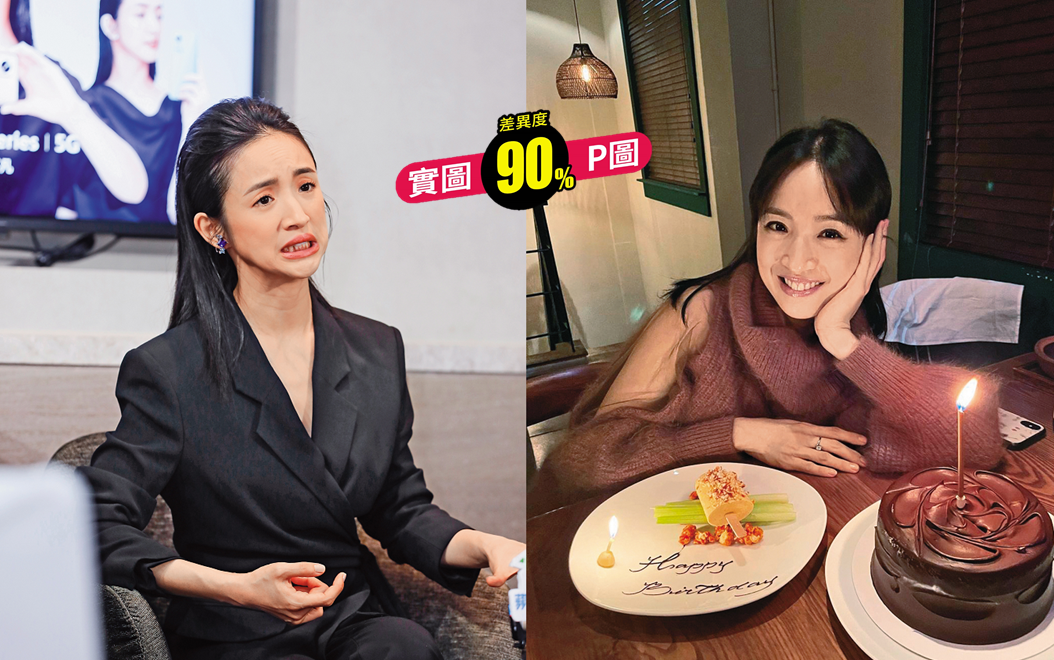 林依晨產後復出（左圖），與IG上的甜美嫩照（右圖，翻攝自林依晨IG）差很多呢！新手媽咪辛苦了！（摟）