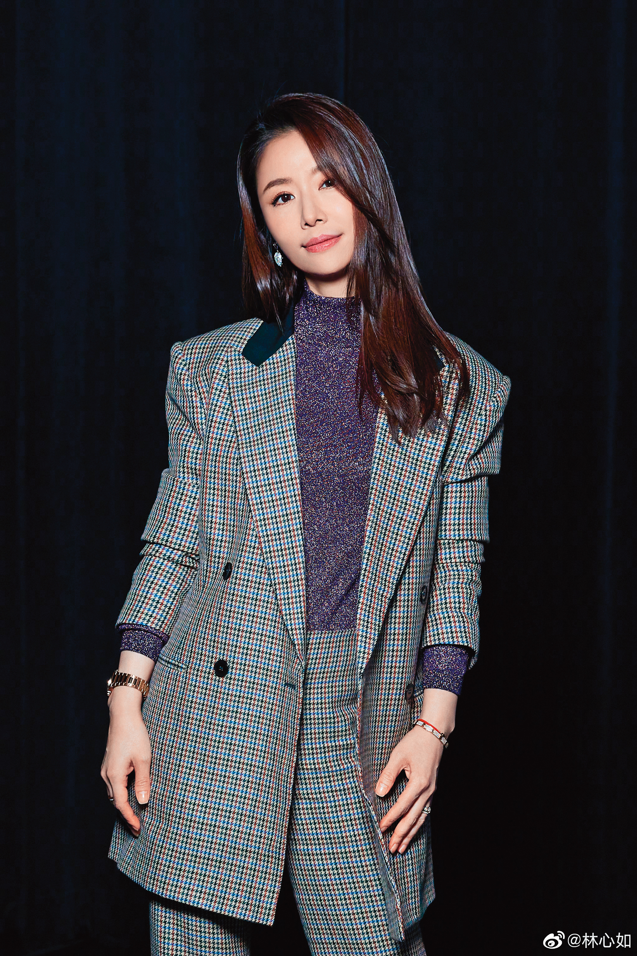 林心如如今除了是夯劇的演員跟製作人，同時也是廠商與品牌競相合作的對象。（翻攝林心如微博）