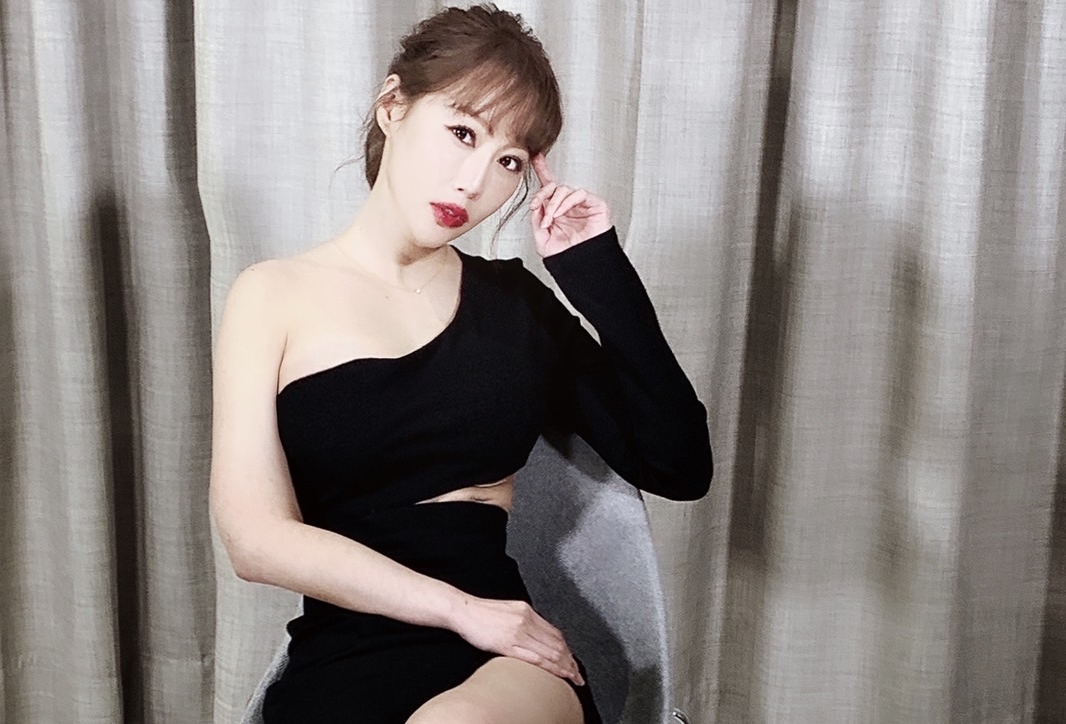 女星陳映璇日前為瘦身代言拍攝廣告。（陳孝志提供）