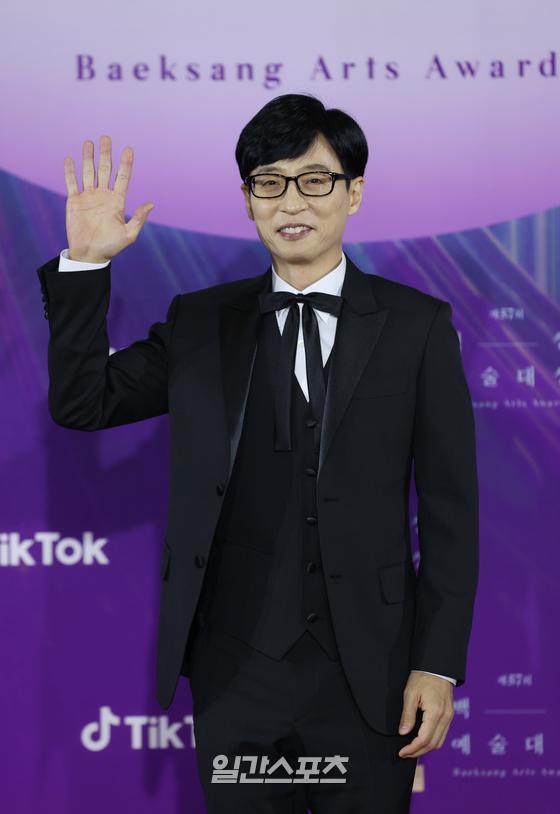 劉在錫的國民MC地位屹立不搖，即將在Disney+推出新節目《韓星地帶：逃脫任務》。（翻攝自日刊體育報）