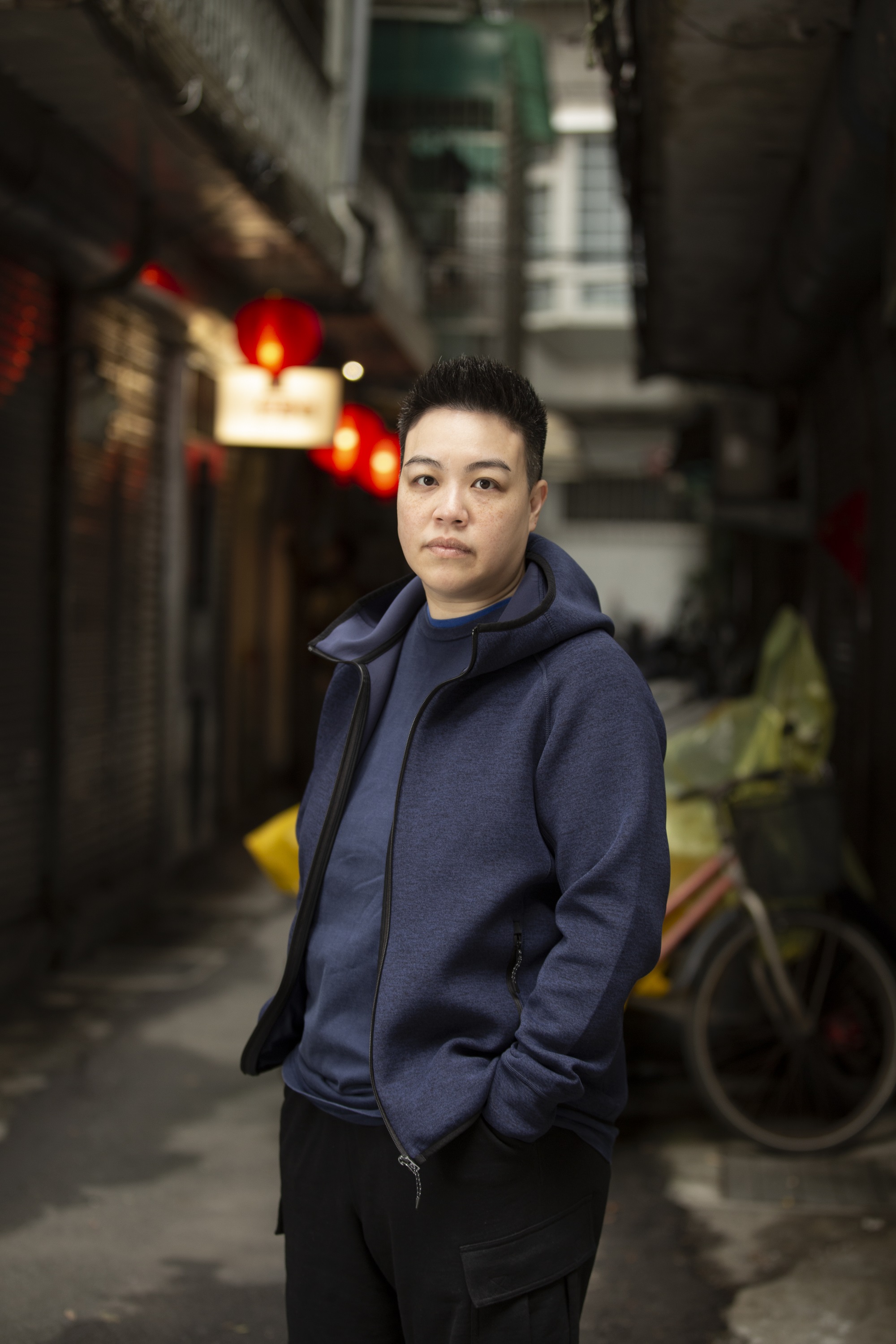 黃熙走遍基隆踩點，為《良辰吉時》挑選有獨特氛圍的場景。 