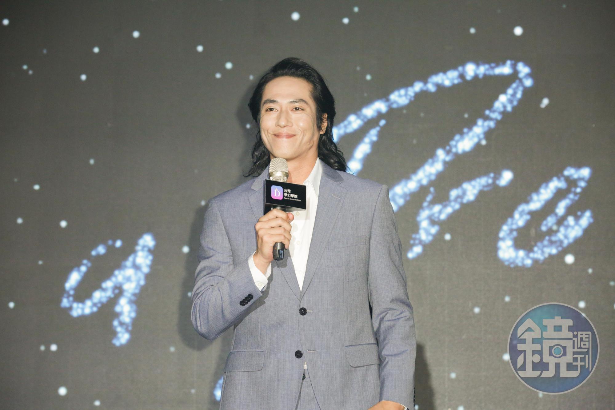 莊凱勛今分享原本有飛行員夢。