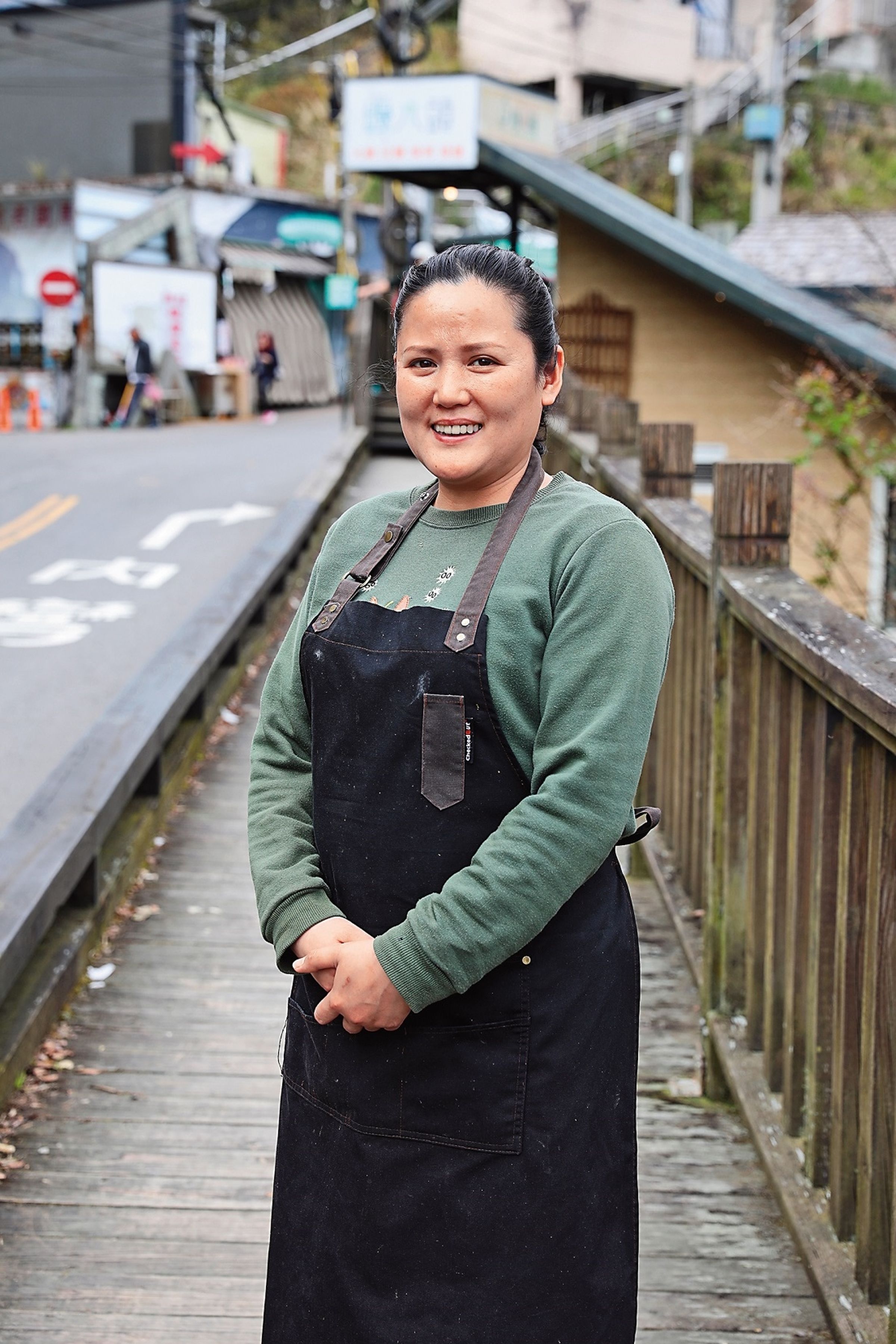 「凌雲閤」主廚謝貞儀從小愛烹飪，嚴選友善種植食材。 