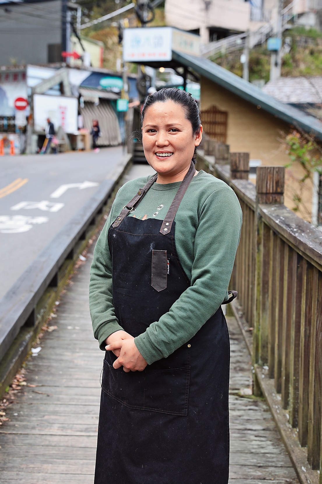 「凌雲閤」主廚謝貞儀從小愛烹飪，嚴選友善種植食材。 