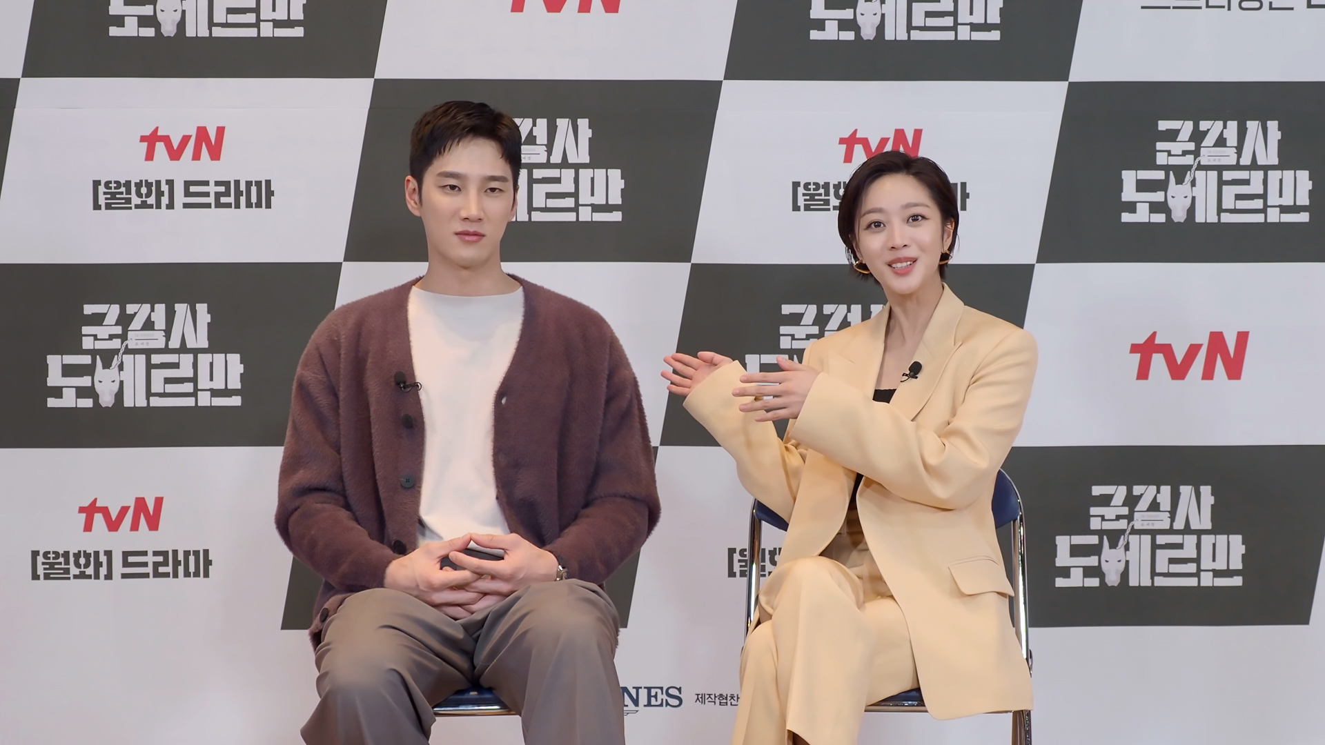 曹寶兒覺得安普賢光看外表就很像杜賓犬。（friDay影音提供）