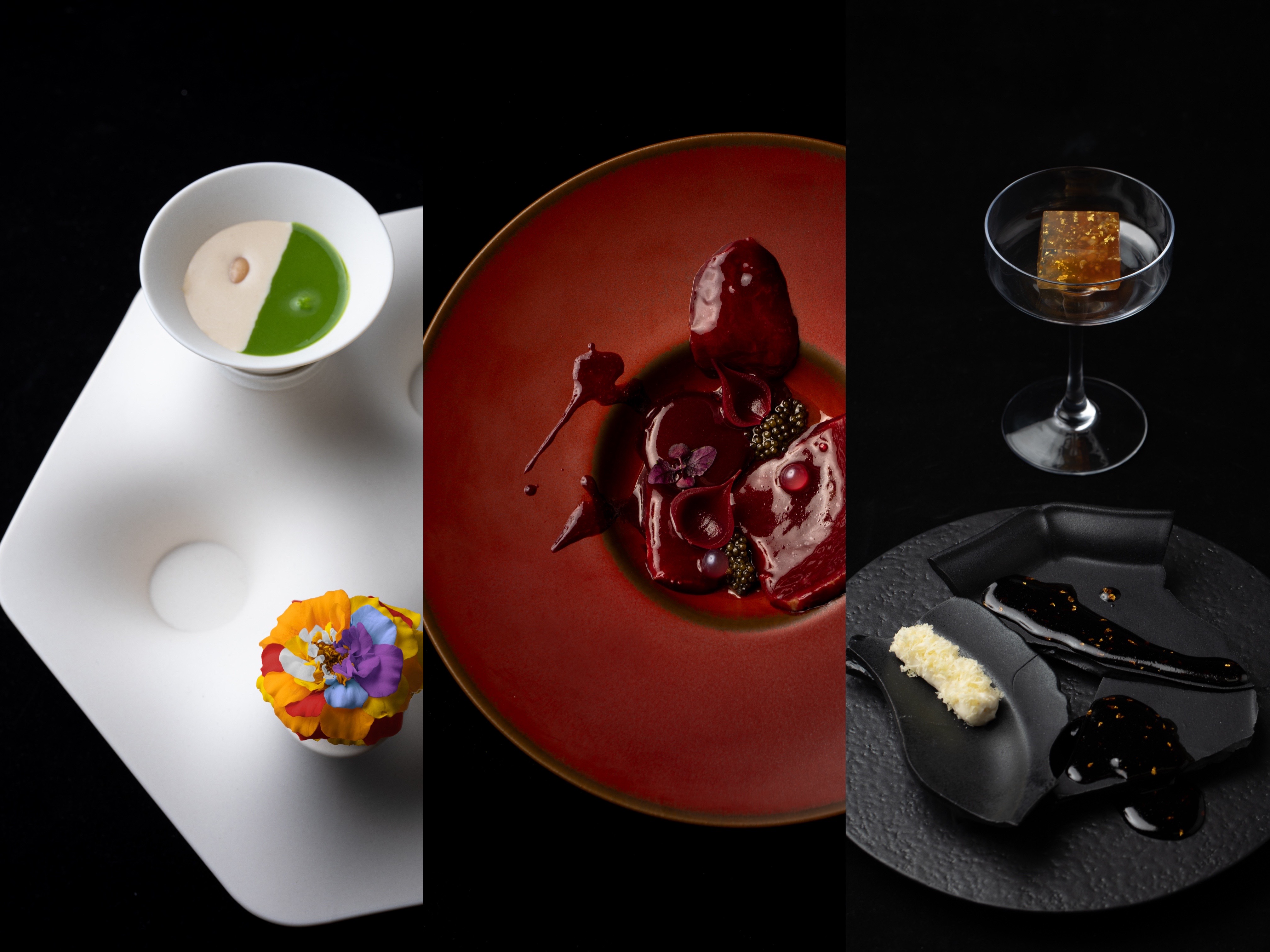 RAW春季菜單「Re:define future」與日本前衛設計品牌Secca合作。（RAW提供）