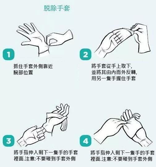 手套被視為重要防疫戰略物資，必須掌握正確穿脫，才能發揮應有保護力。（禾寶提供）