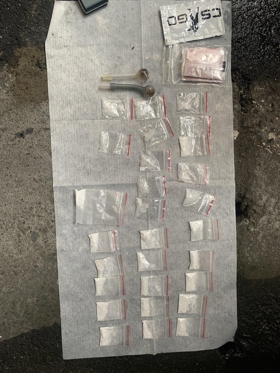 警方查扣大批毒品。（警方提供）