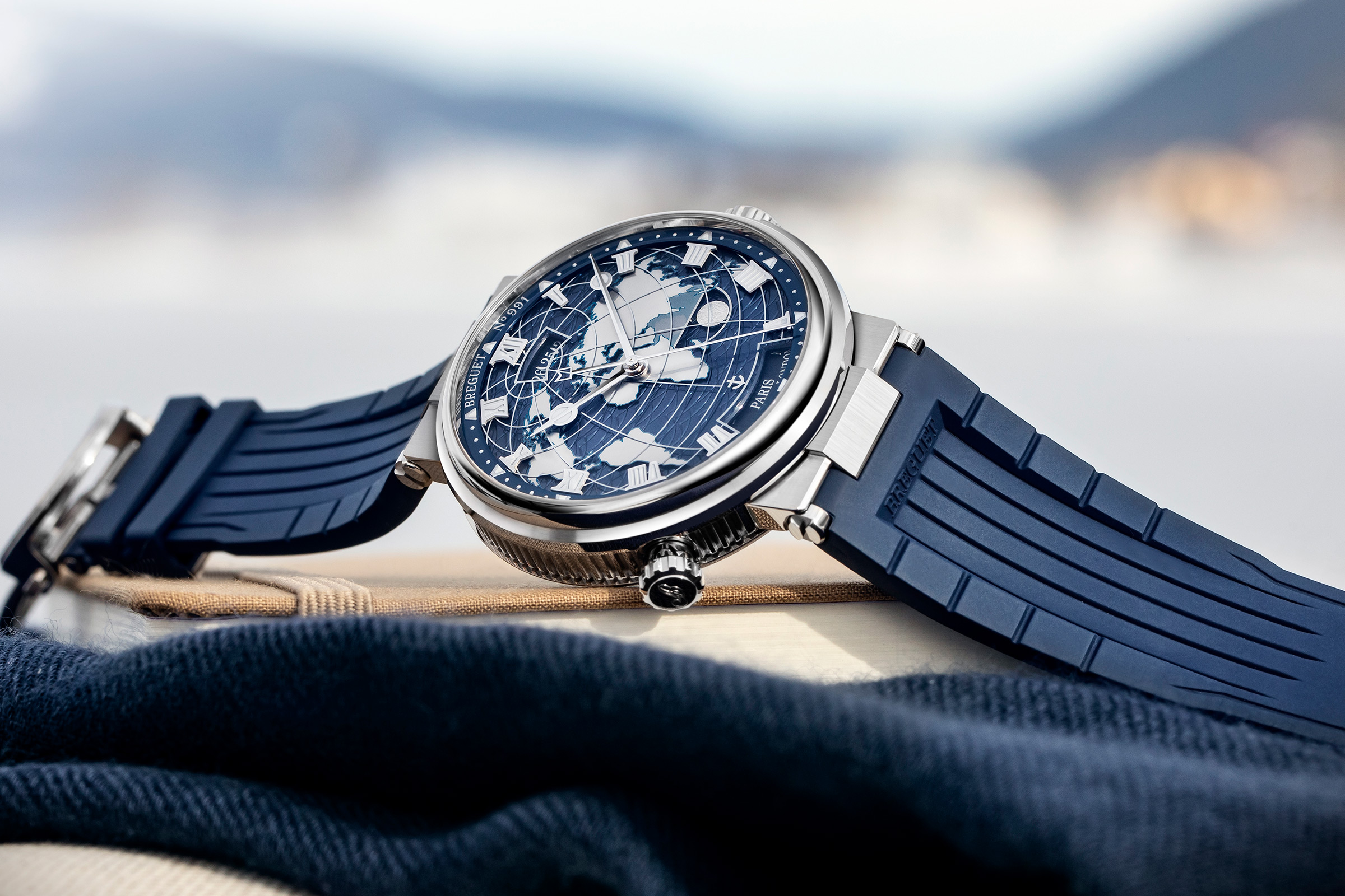 【新錶2022】兩地時間切換自如！寶璣Marine Hora Mundi 5557