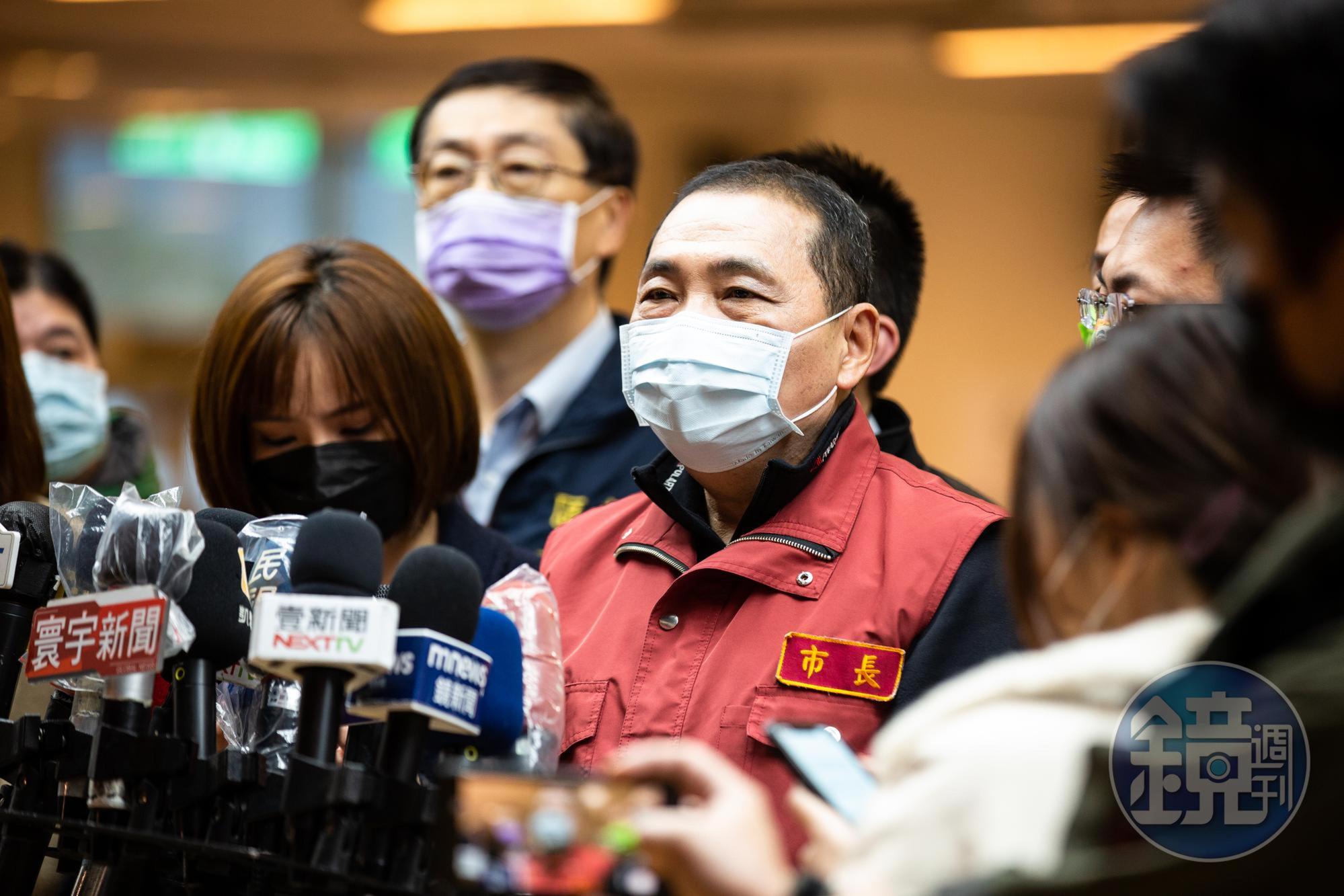 侯友宜今(25日)表示,樹林某家科技園區外籍移工10例確診。(本刊資料照)