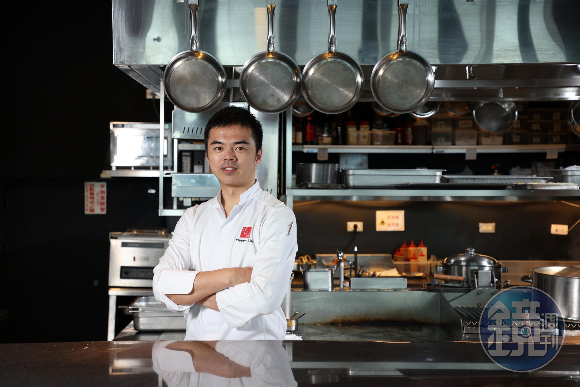 CÉ LA VI TAIPEI行政主廚林玉罡擅長玩味亞洲元素，Bar Food也做得講究精緻。