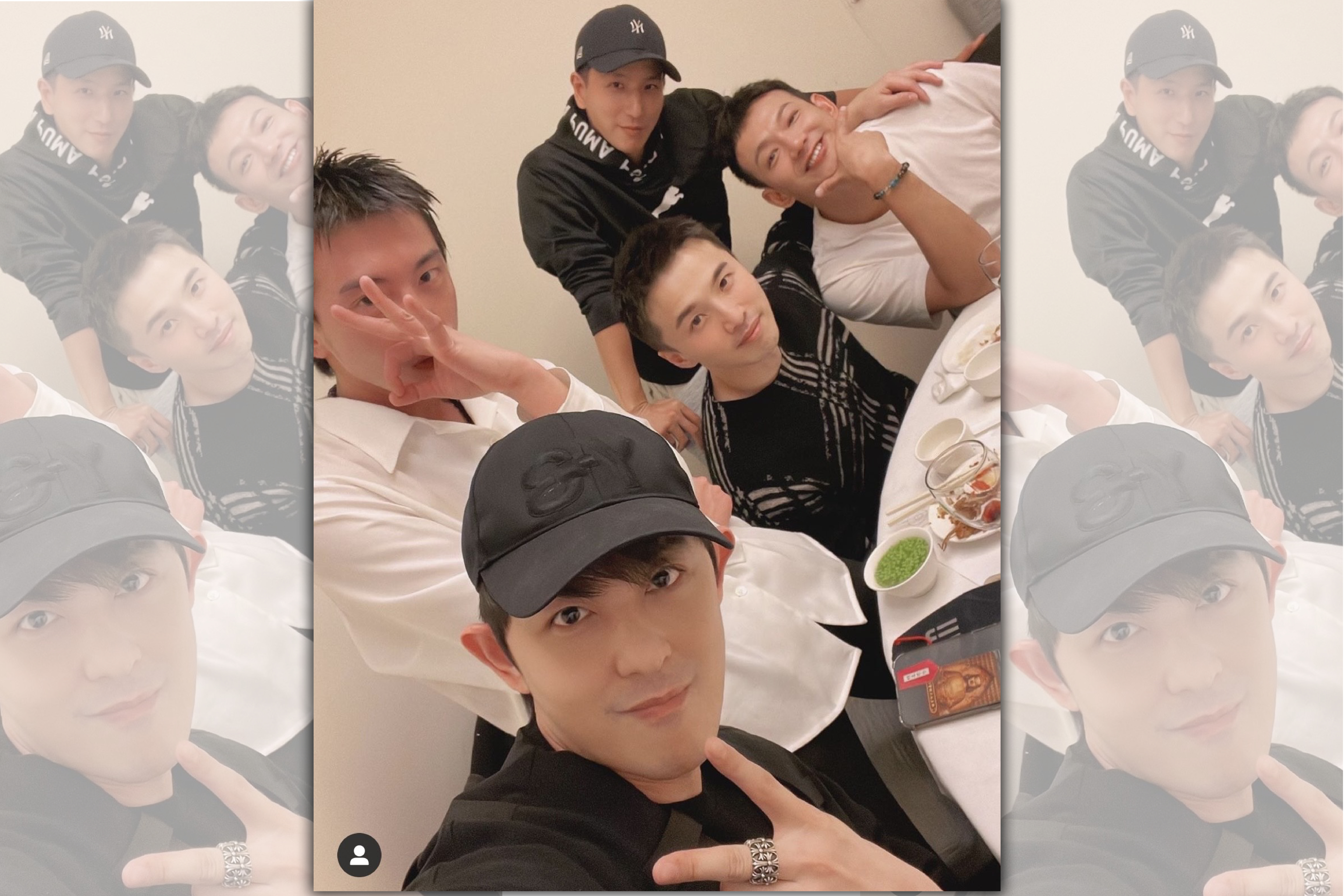 LOLLIPOP F局加一個MONKEY聚會。（圖／翻攝自敖犬IG）