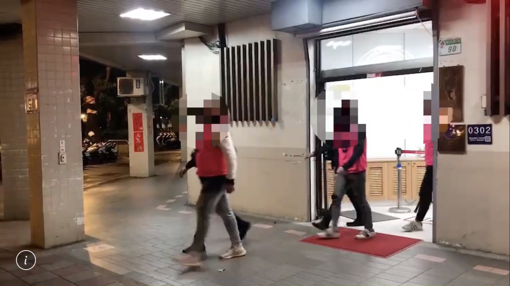 警方循線逮捕逞凶7人，訊後依法送辦。（翻攝畫面）