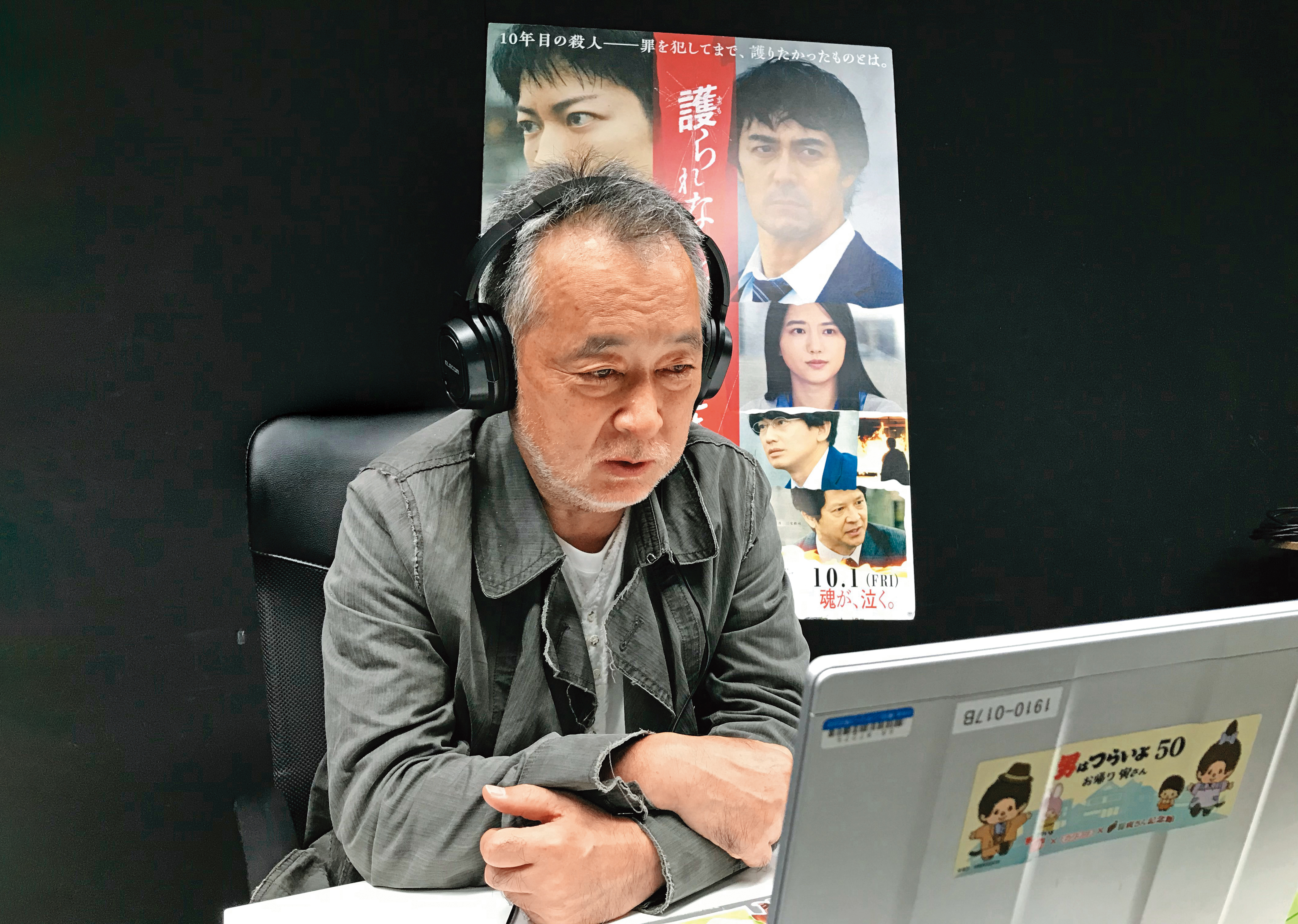 導演瀨瀨敬久去年以連線方式與釜山影展現場的觀眾互動。（松竹提供）