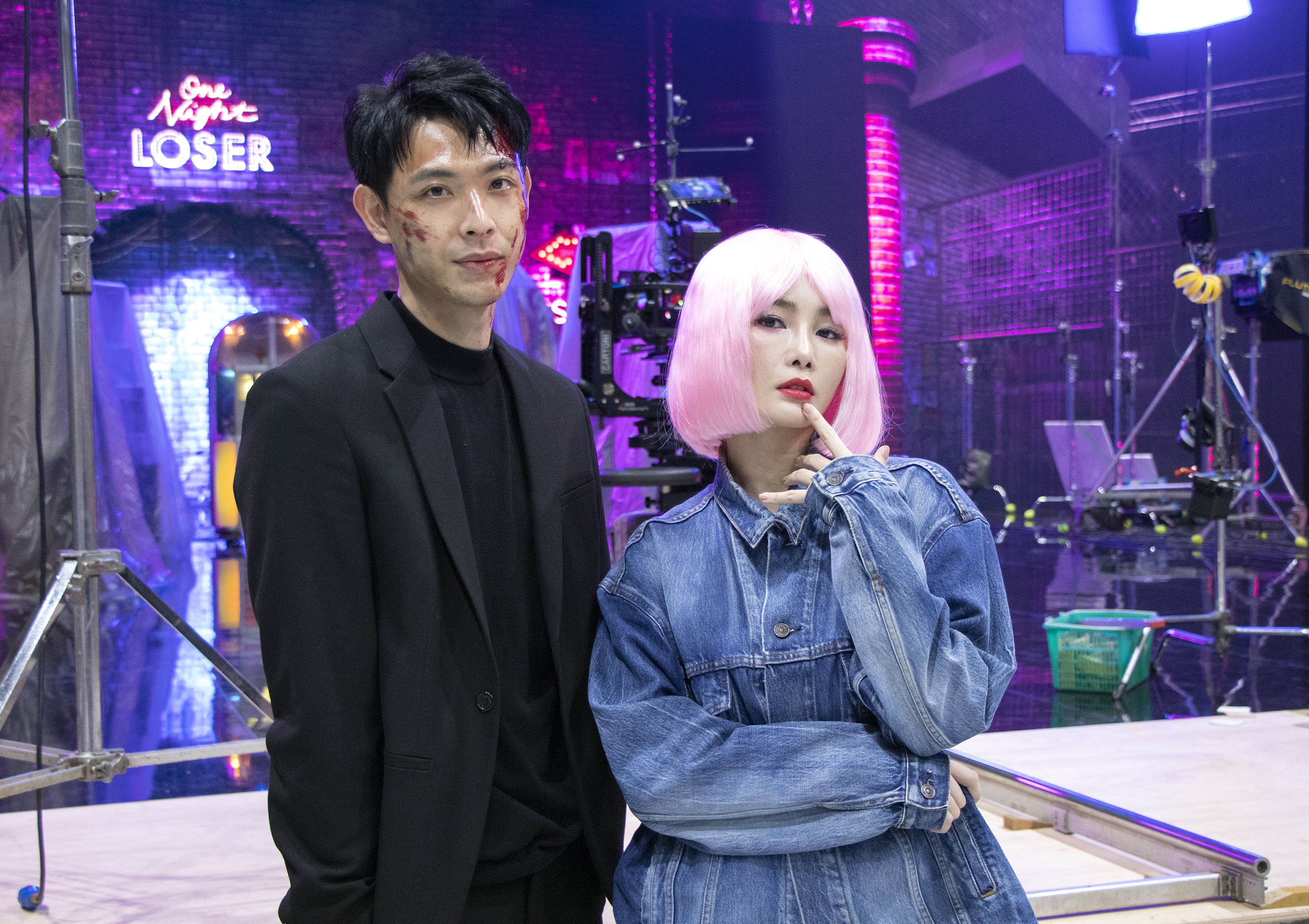 連晨翔和舒子晨首度合作。（世新大學提供）