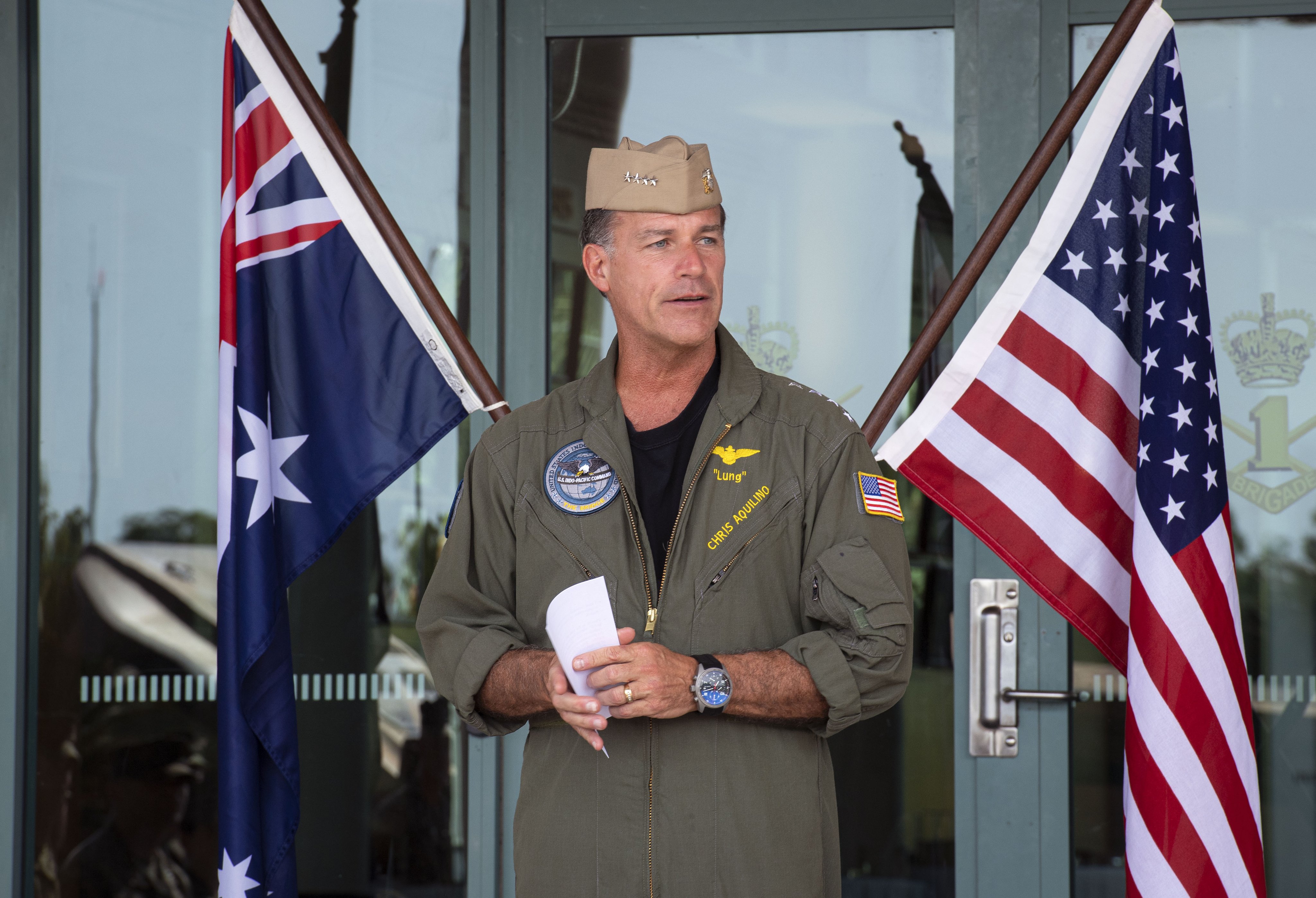 美國印太司令部司令阿基里諾示警，從俄羅斯侵略烏克蘭的行動中，凸顯中國對台灣構成的嚴重威脅「這真的可能發生」。（翻攝自美國印太司令部推特）