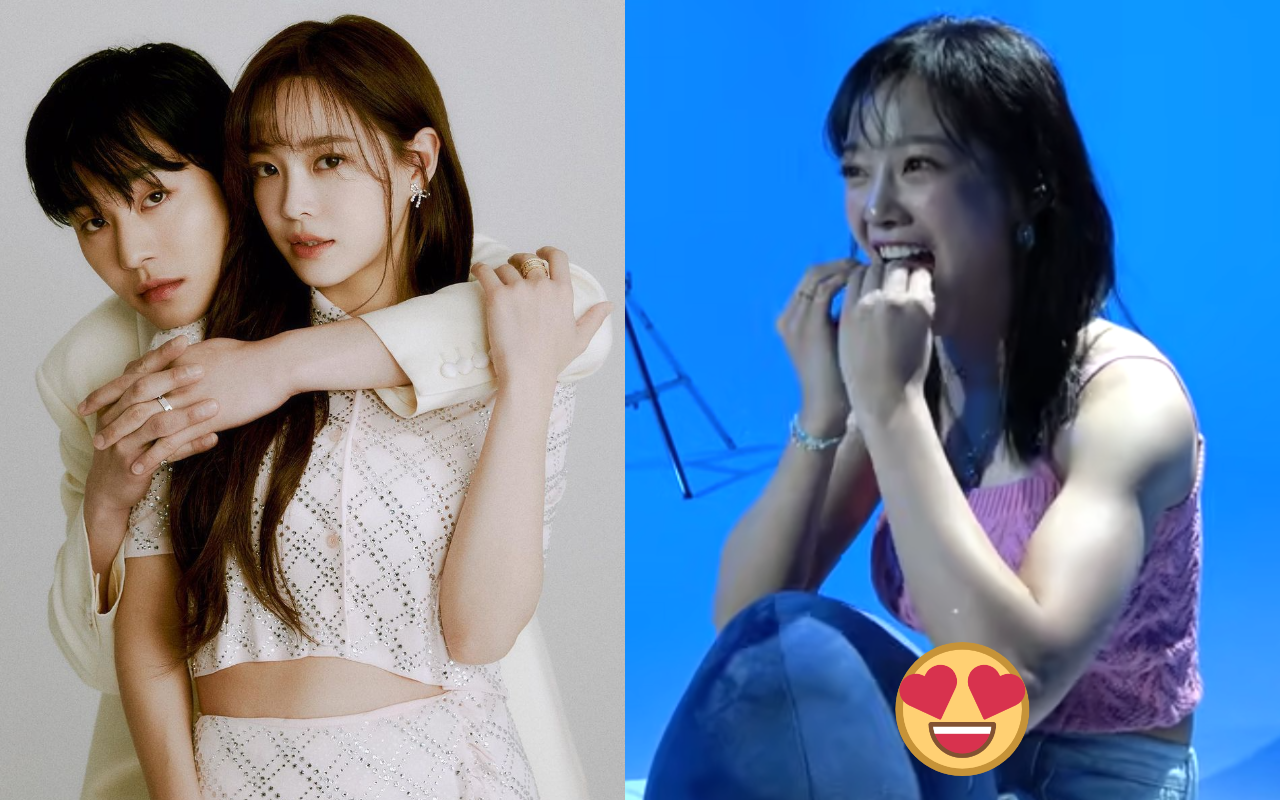 金世正與安孝燮主演《社內相親》而爆紅，她竟是位「金剛芭比」。（翻攝自金世正IG、Dingo Music頻道）