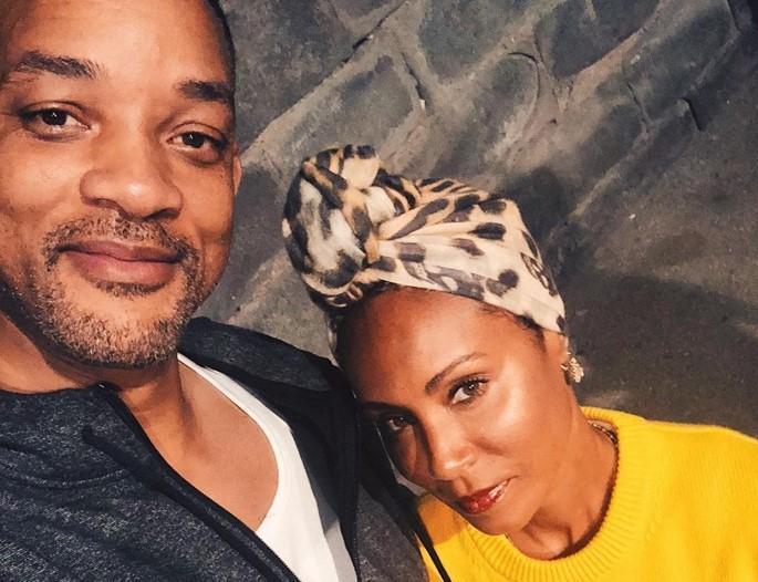 53歲新科奧斯卡影帝威爾史密斯與妻子潔達蘋姬史密斯。(翻攝自willsmith IG)