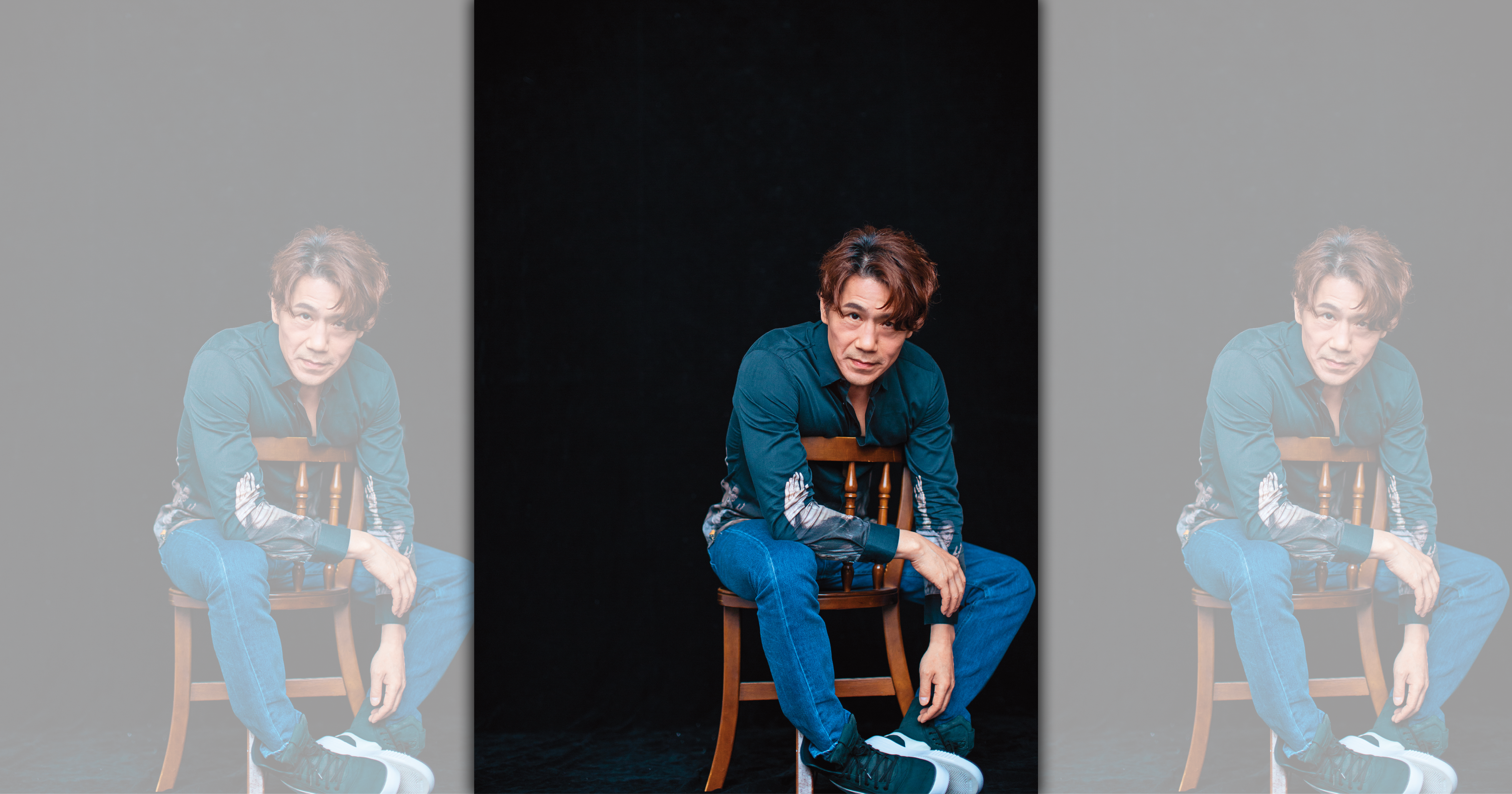 羅時豐形象憨厚老實，育有3個兒子的他，是開明的父親。