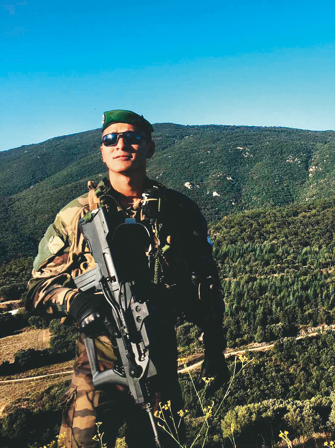 許逢儒曾在法國外籍兵團服役5年，2020年退伍。（許逢儒提供）