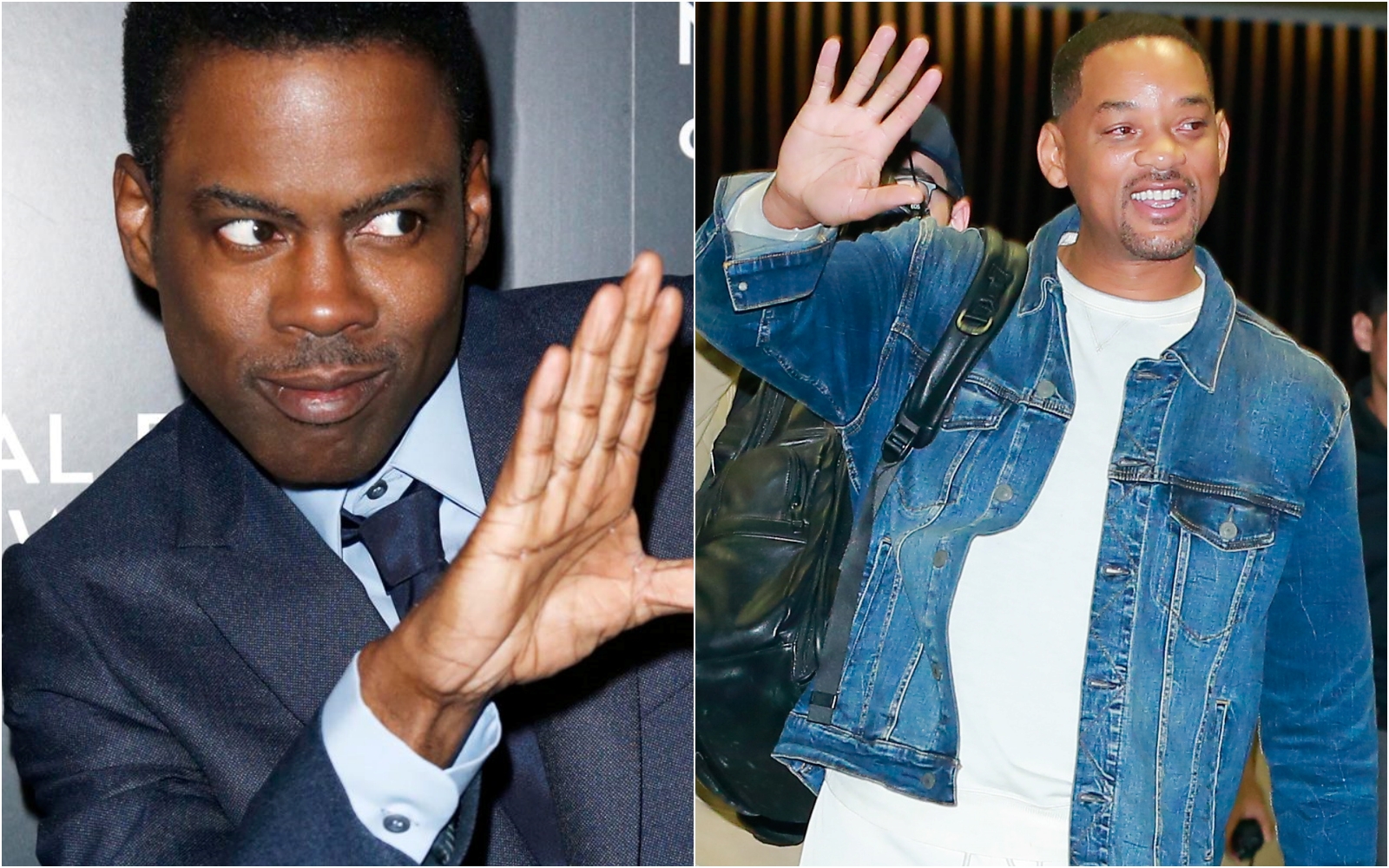 克里斯洛克（左）遭威爾史密斯打耳光，共同好友透露2人事後已經和好了。（左翻攝自克里斯洛克臉書／右為本刊資料照）