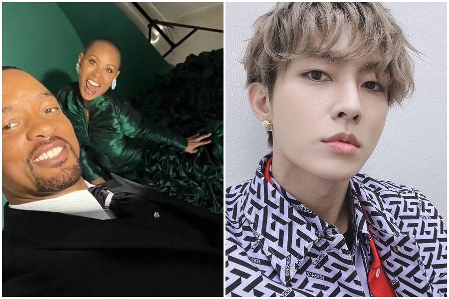 威爾史密斯為了護妻賞克里斯洛克一巴掌引起爭議，男星炎亞綸提出另一種解方。（翻攝自威爾史密斯IG、炎亞綸 Aaron Yan臉書）