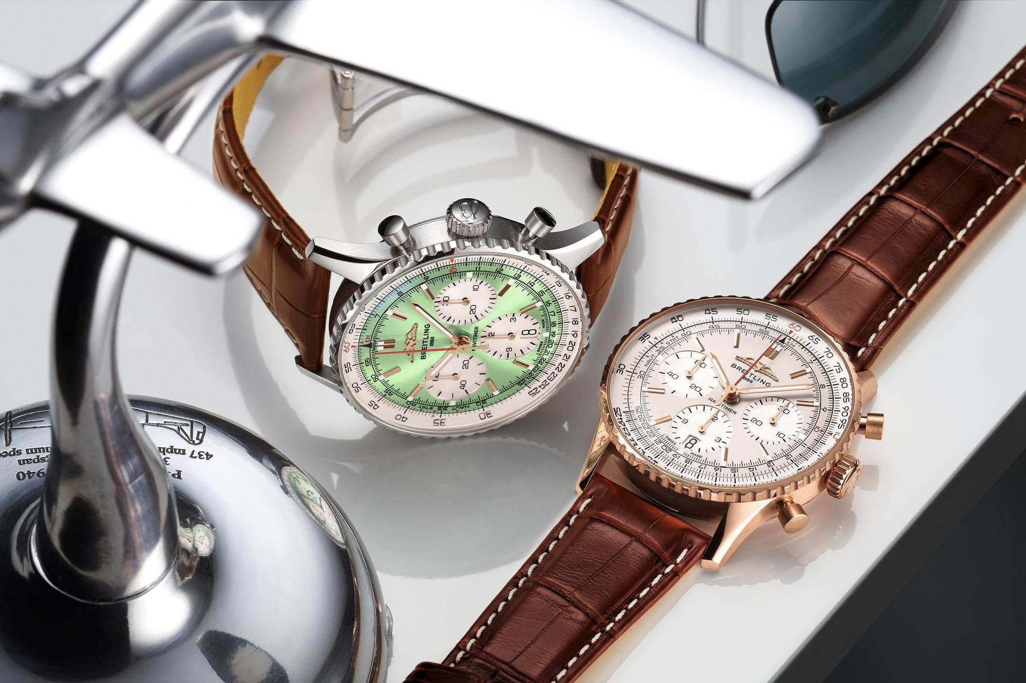 百年靈Navitimer 41mm,建議售價NT$269,000 ~ 1,132,000。