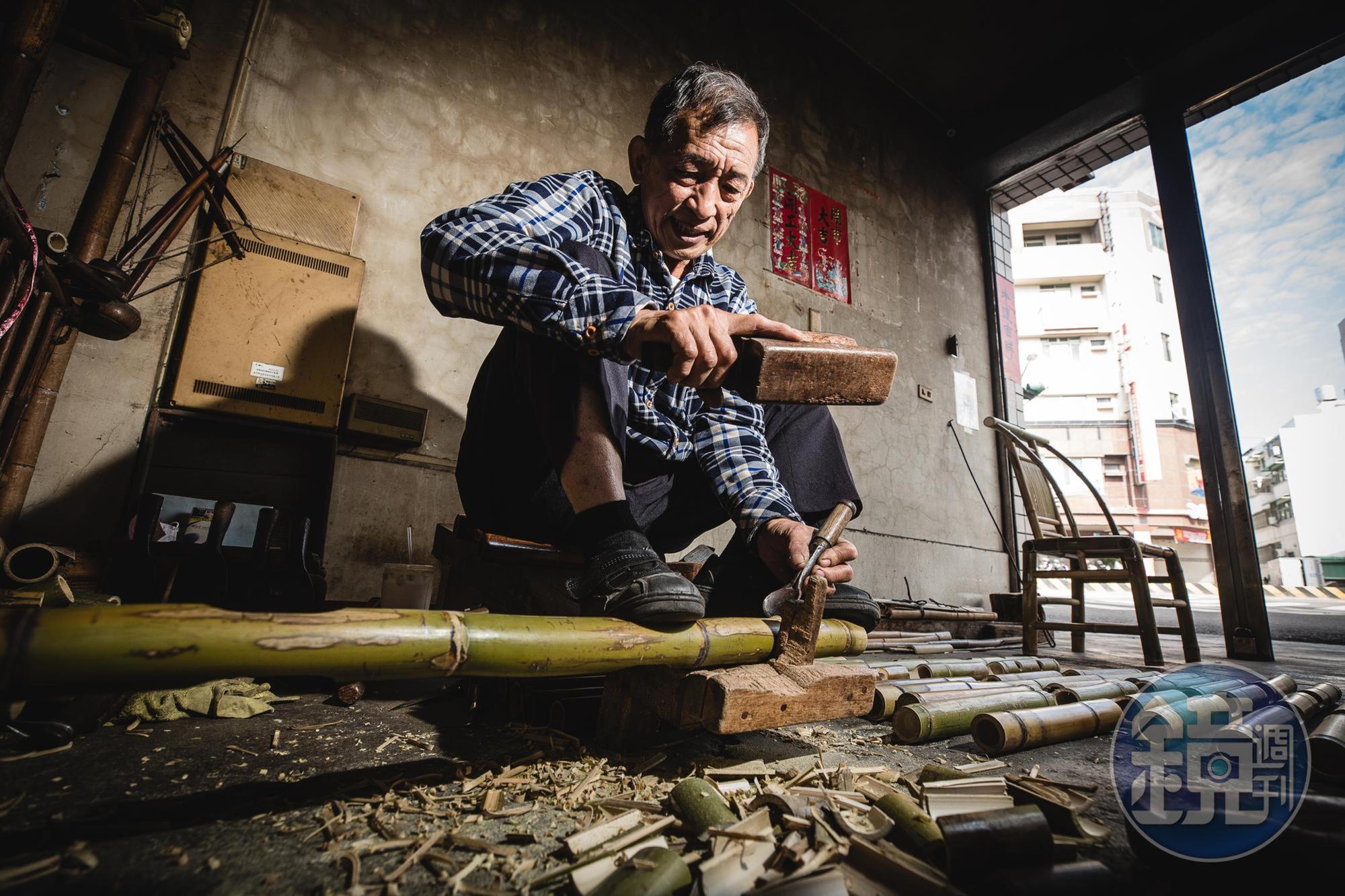 王壬輝做竹50年，以善變應世代萬變，才將幾近消失的老技藝保存傳承。