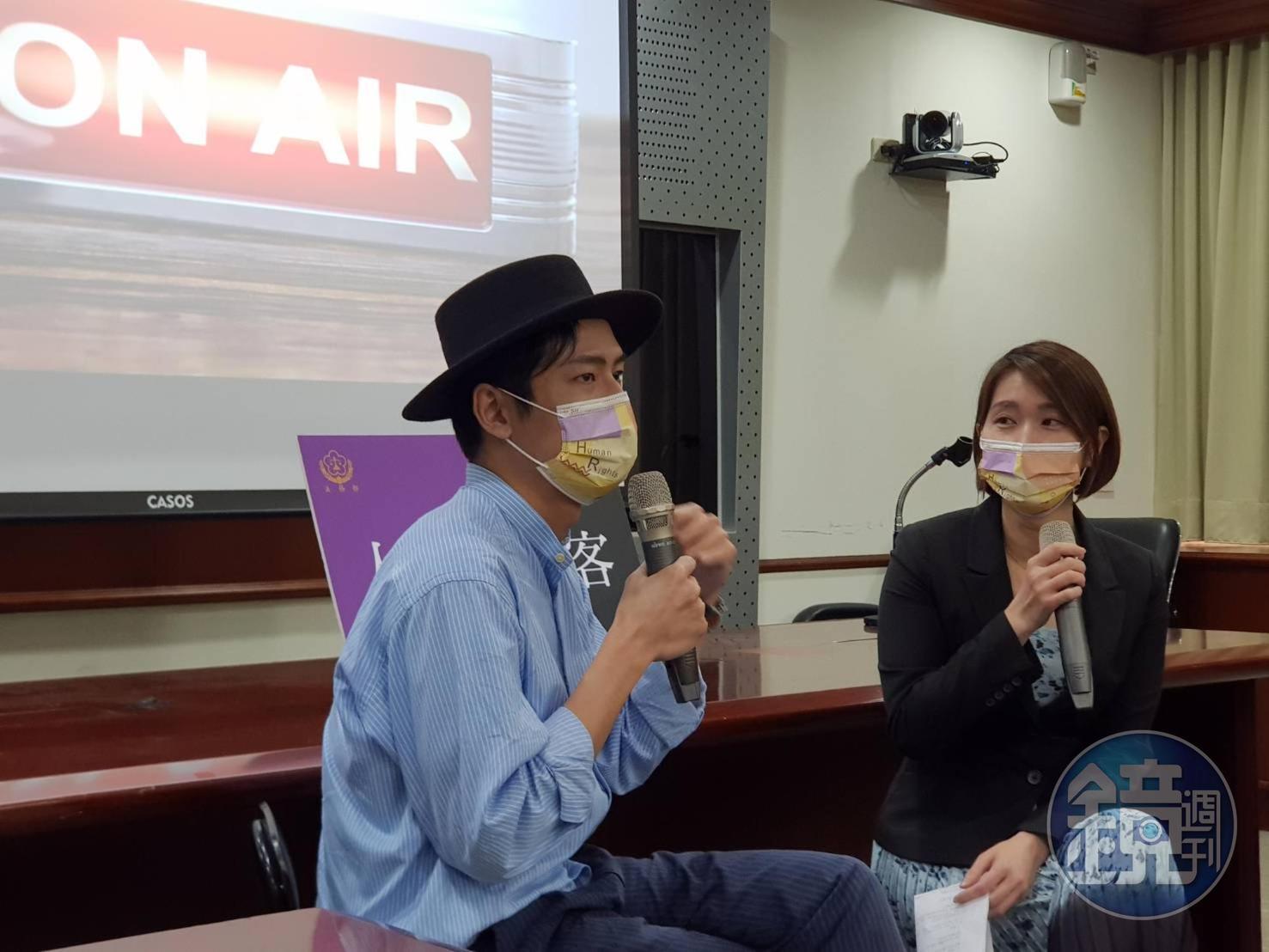 法務部推出Podcast「人權搜查客」節目，攜手「萬秀洗衣店」金孫張瑞夫暢談人權概念受好評。