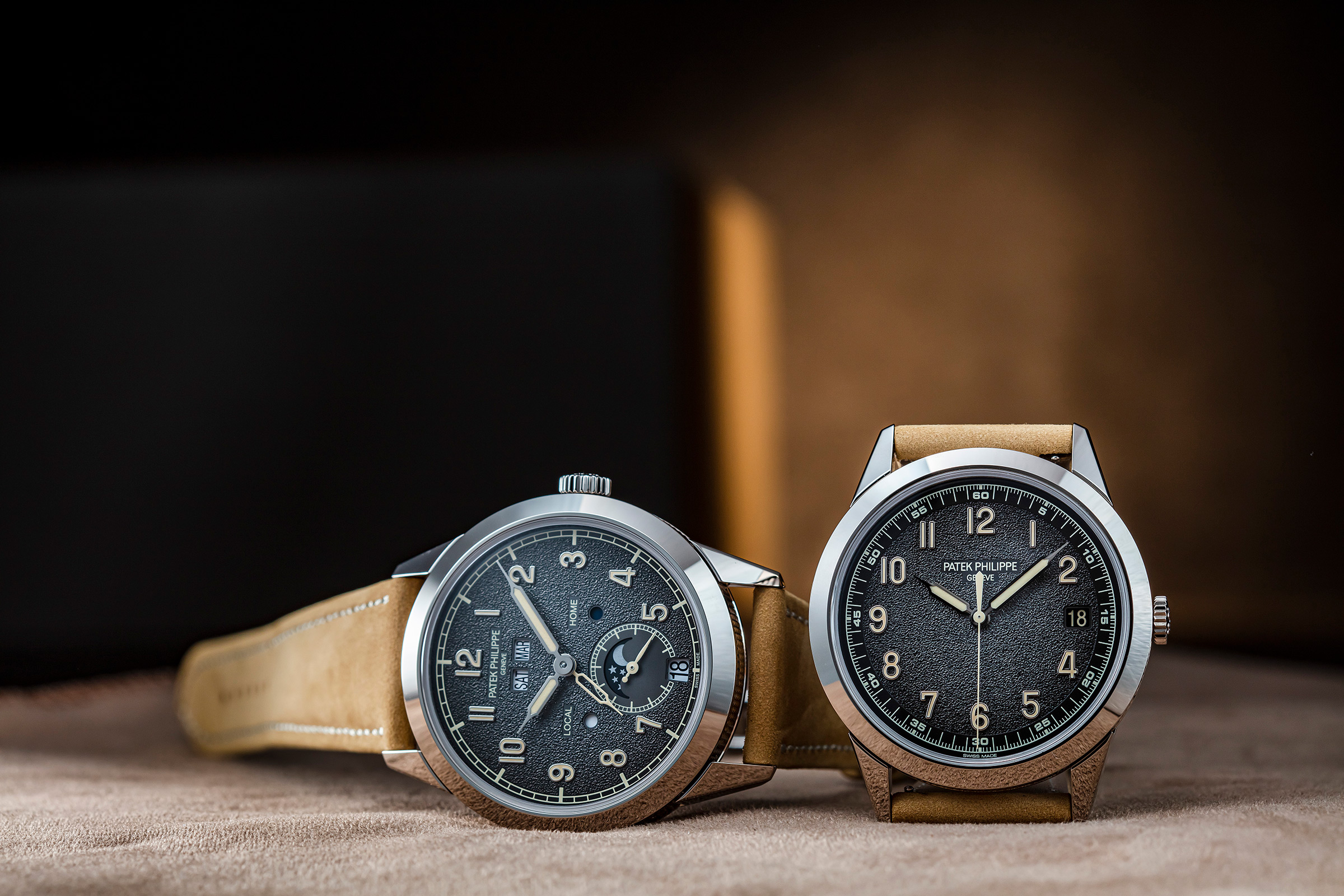 今年百達翡麗的重點新款：Ref. 5326（左）與Ref. 5226（右）。