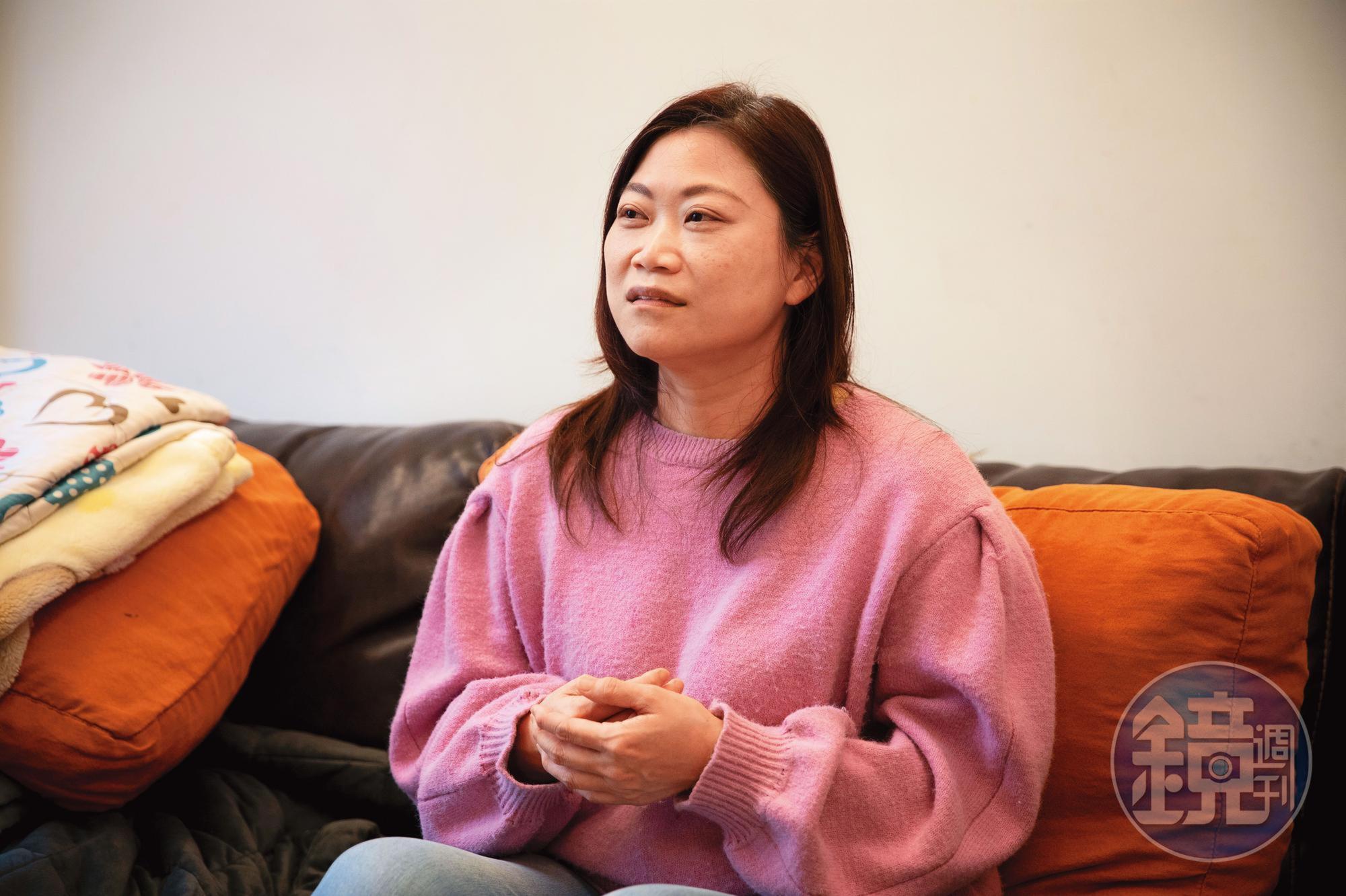 陳星羽很心疼女兒因父母離婚,經歷生活環境變動與許多波折。(攝影/王漢順)