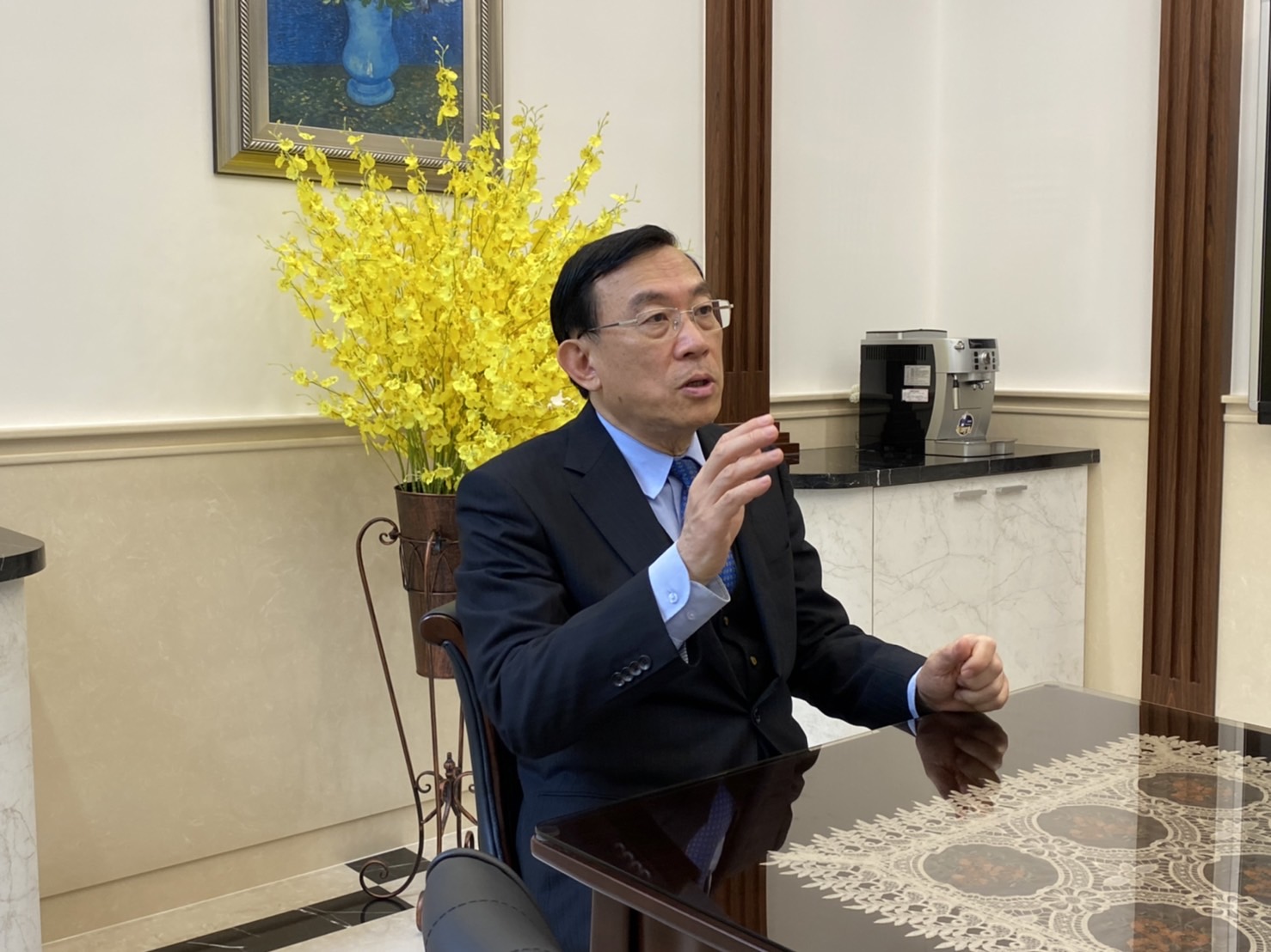 邢泰釗對於總統提名出任檢察總長表示誠惶誠恐，如果有機會為國人服務必全力以赴。