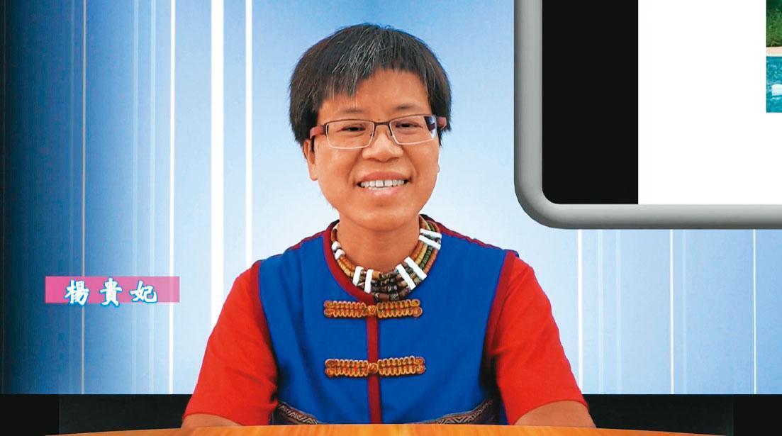 護理長楊貴妃口才不錯，常代表牡丹鄉衛生所出席各種活動。（翻攝衛福部國健署YouTube）