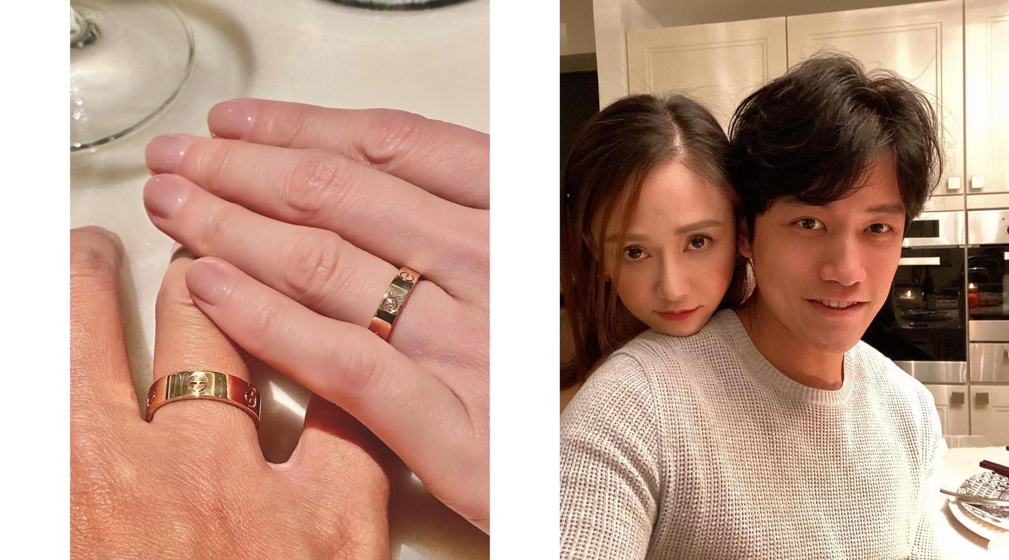 陳喬恩與馬來西亞富商男友Alan(曾偉昌)登記結婚。(翻攝自Alan IG)