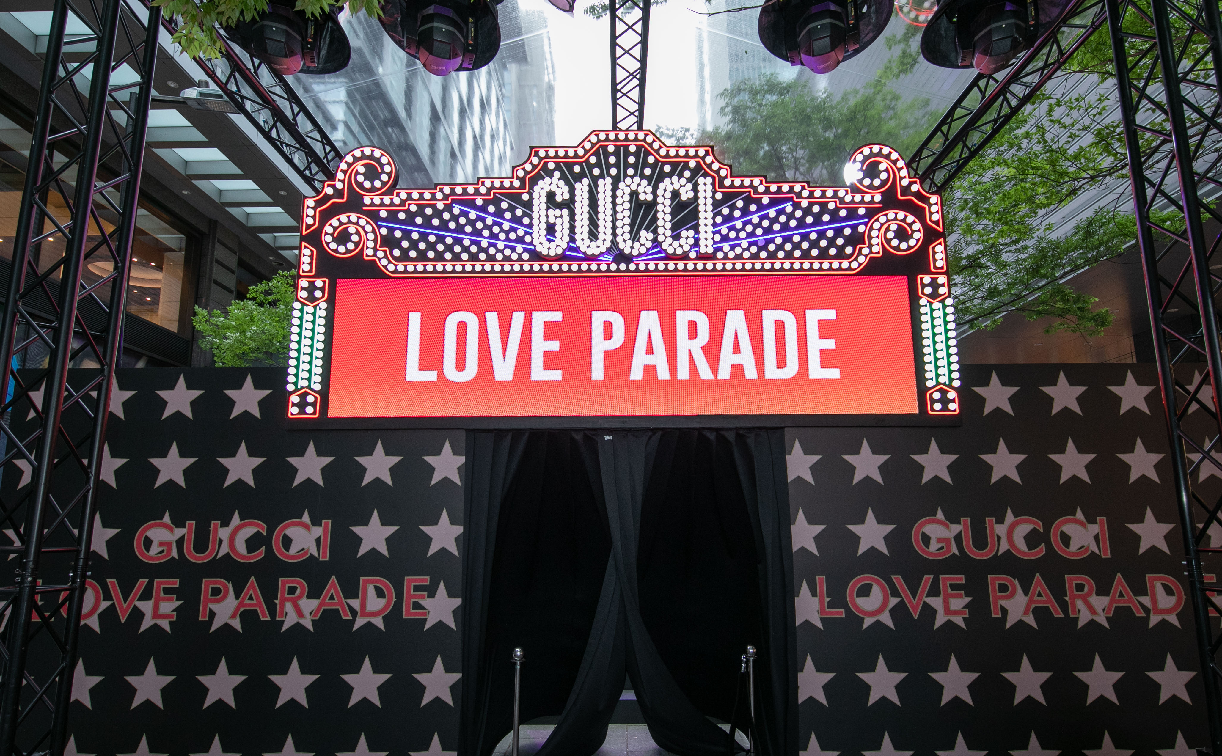 GUCCI Love Parade活動將在連假期間，將信義區興雅路打造成好萊塢大道。（GUCCI提供）