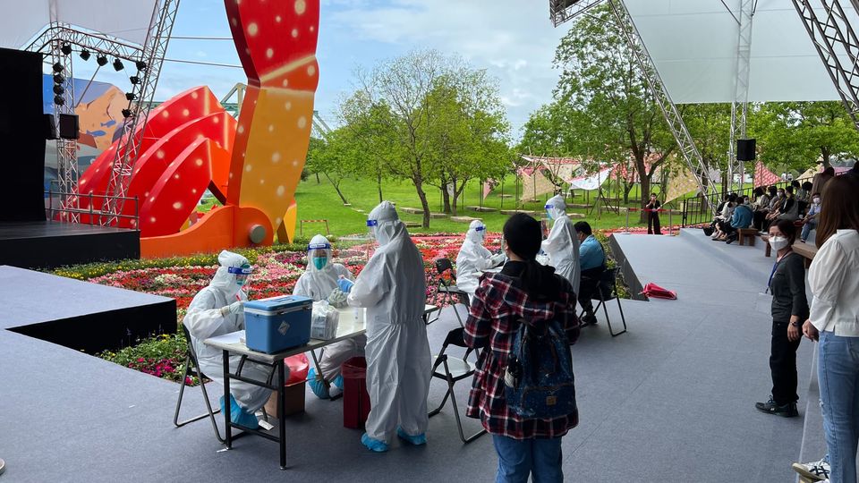 宜蘭綠色博覽會昨日因有確診者足跡休園一天，結果匡列者採檢皆為陰性。（翻攝自宜蘭綠博臉書粉專）