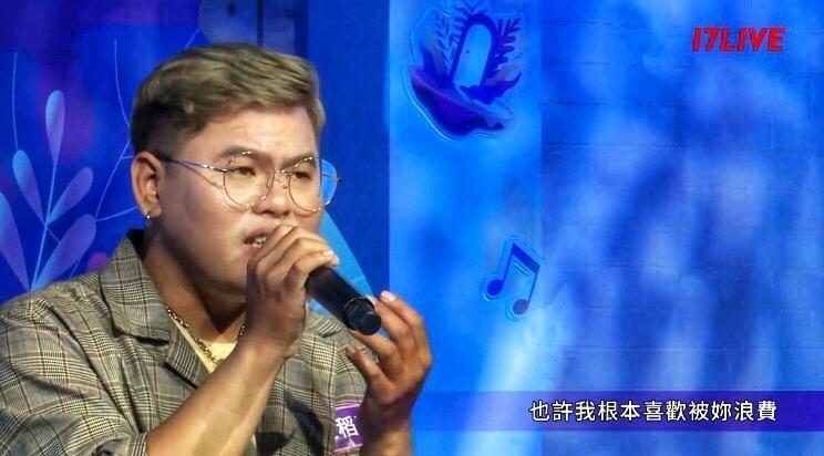 布之稻葉面對陳珊妮超緊張,直說不敢看她的臉。(17LIVE提供)