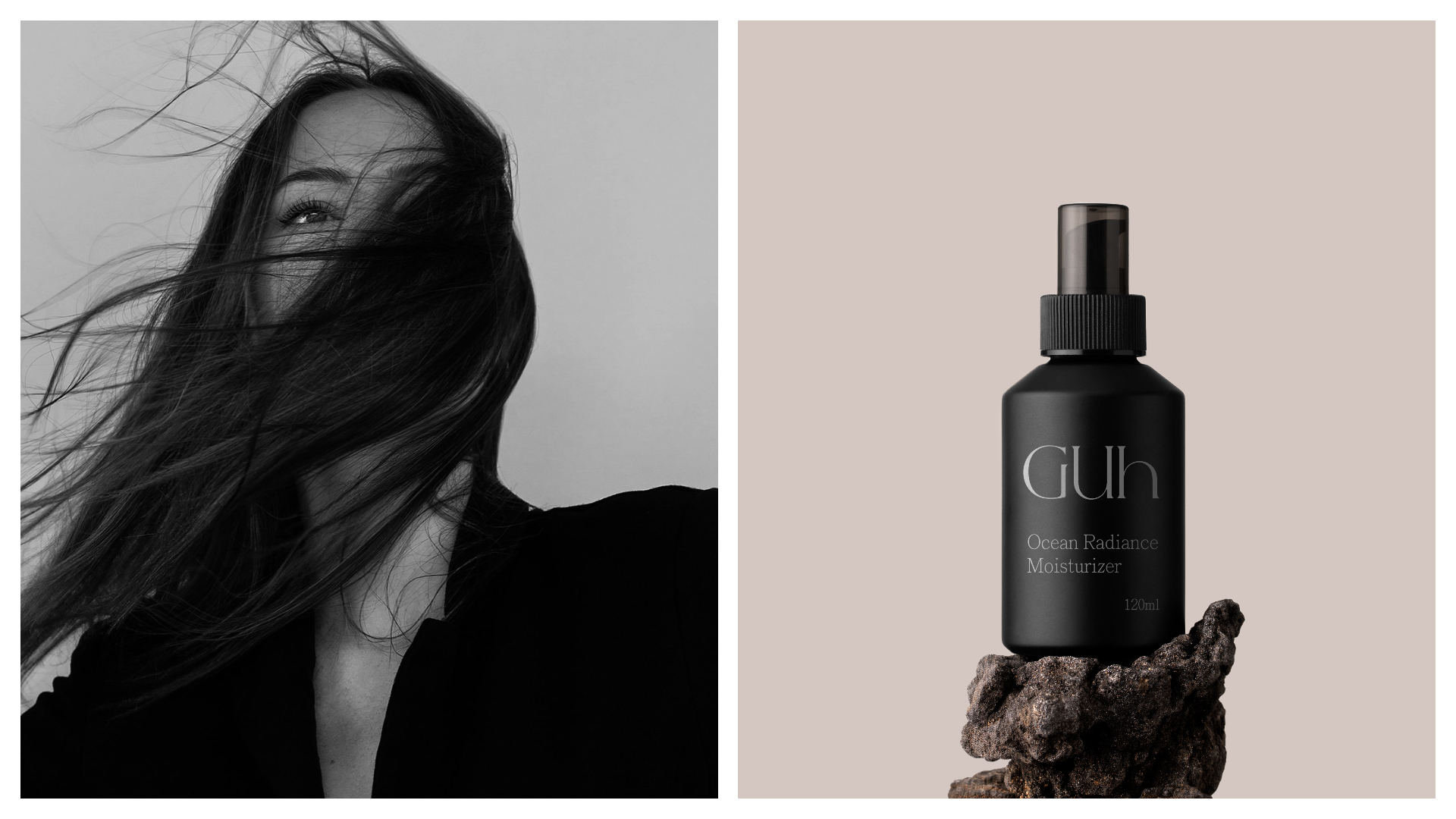 台灣本土自創保養品牌GUH於今年初成立，主打單純的植萃配方，還有充滿設計力的包裝。（GUH提供）