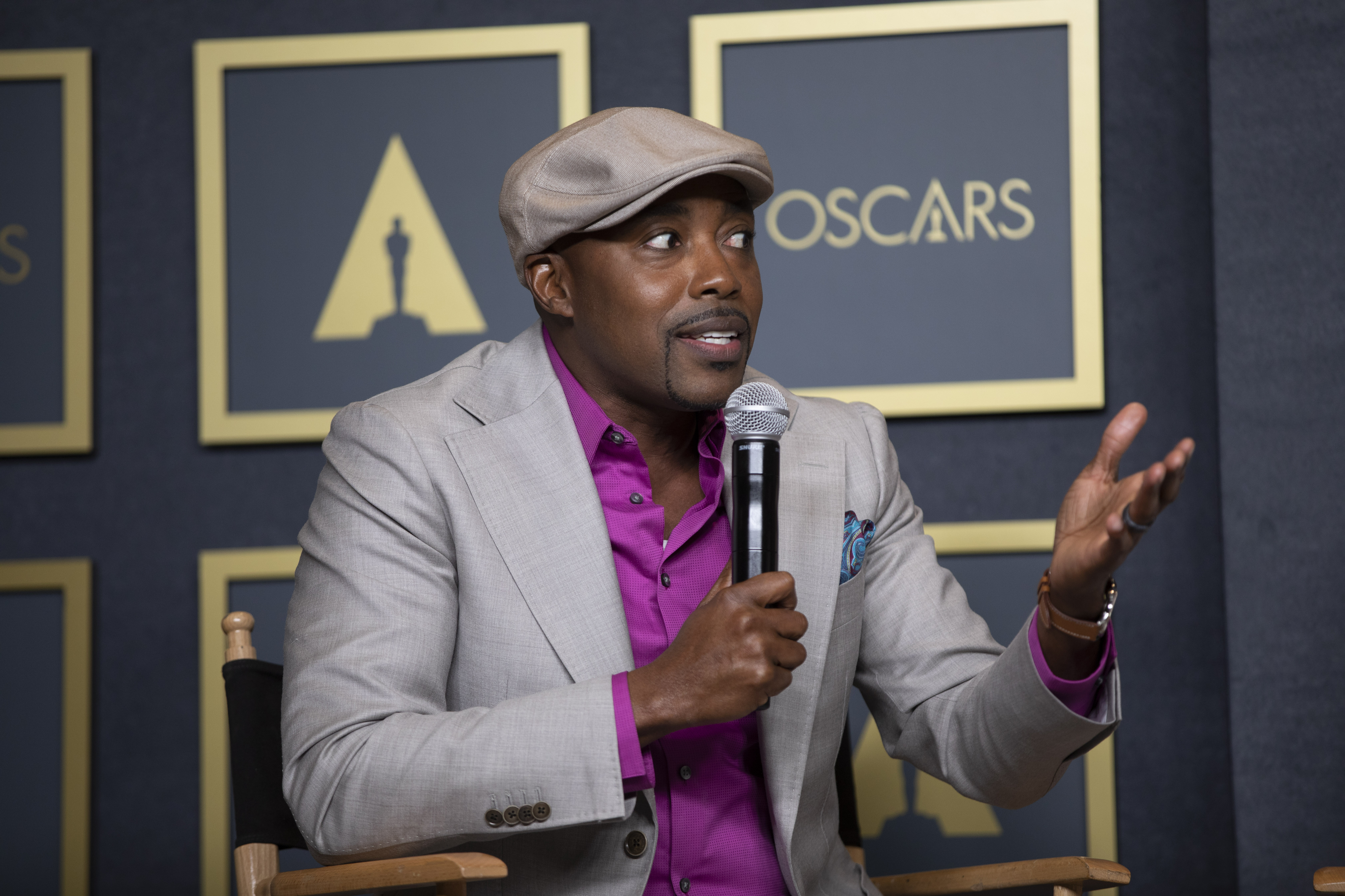 出任94屆奧斯卡頒獎典禮製作人的威爾派克，在頒獎當天下午出席記者會，壓根沒想到晚上會有這麼大的風波發生。（翻攝自Al Seib / ©A.M.P.A.S.）