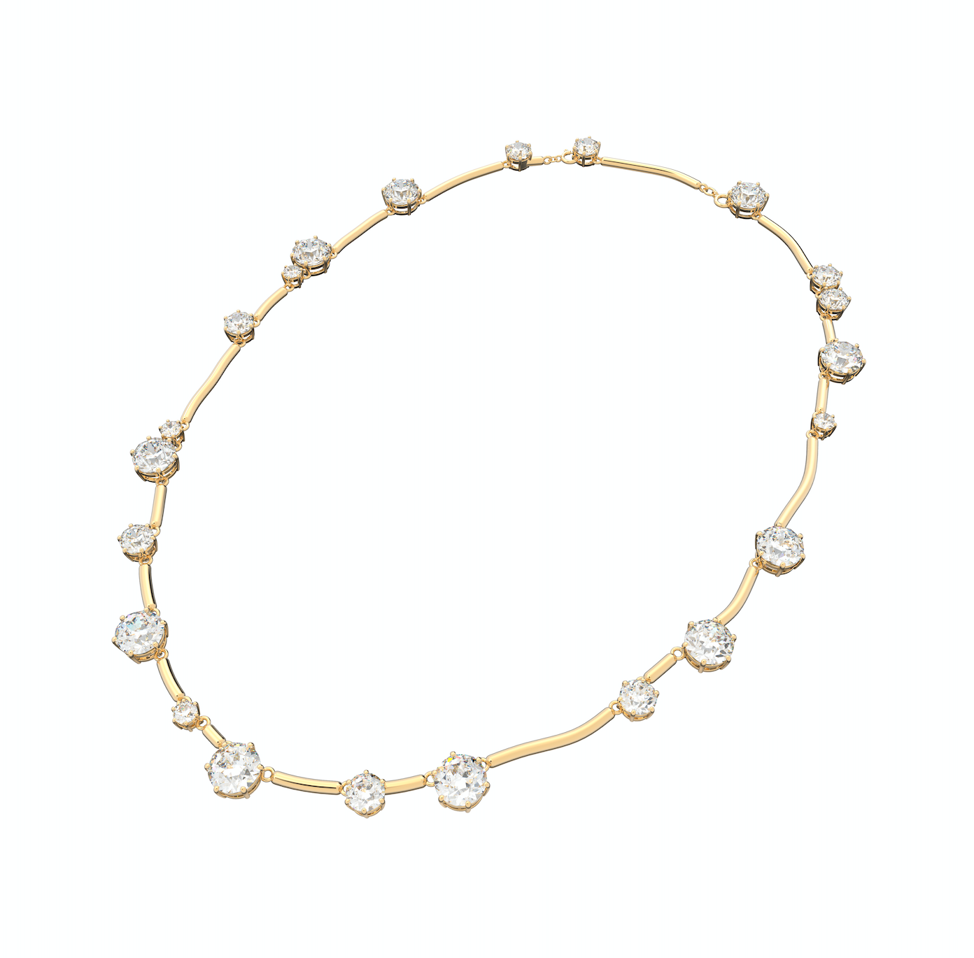 白色Constella項鏈 NT$10,000 SWAROVSKI。（SWAROVSKI提供）
