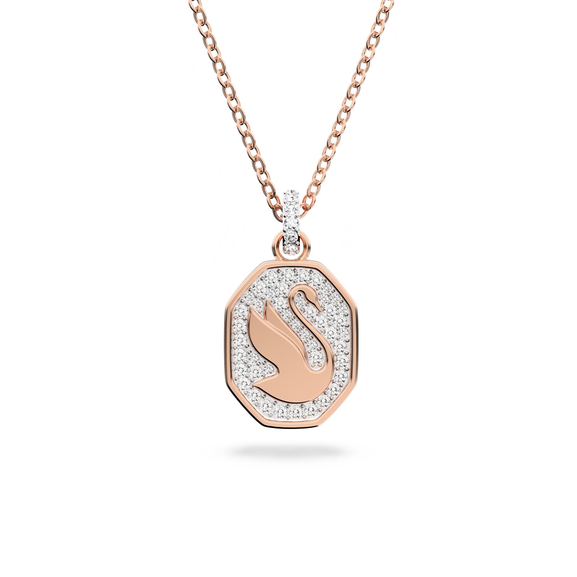 白色Signum天鵝鏈墜 NT$4,250 SWAROVSKI。（SWAROVSKI提供）