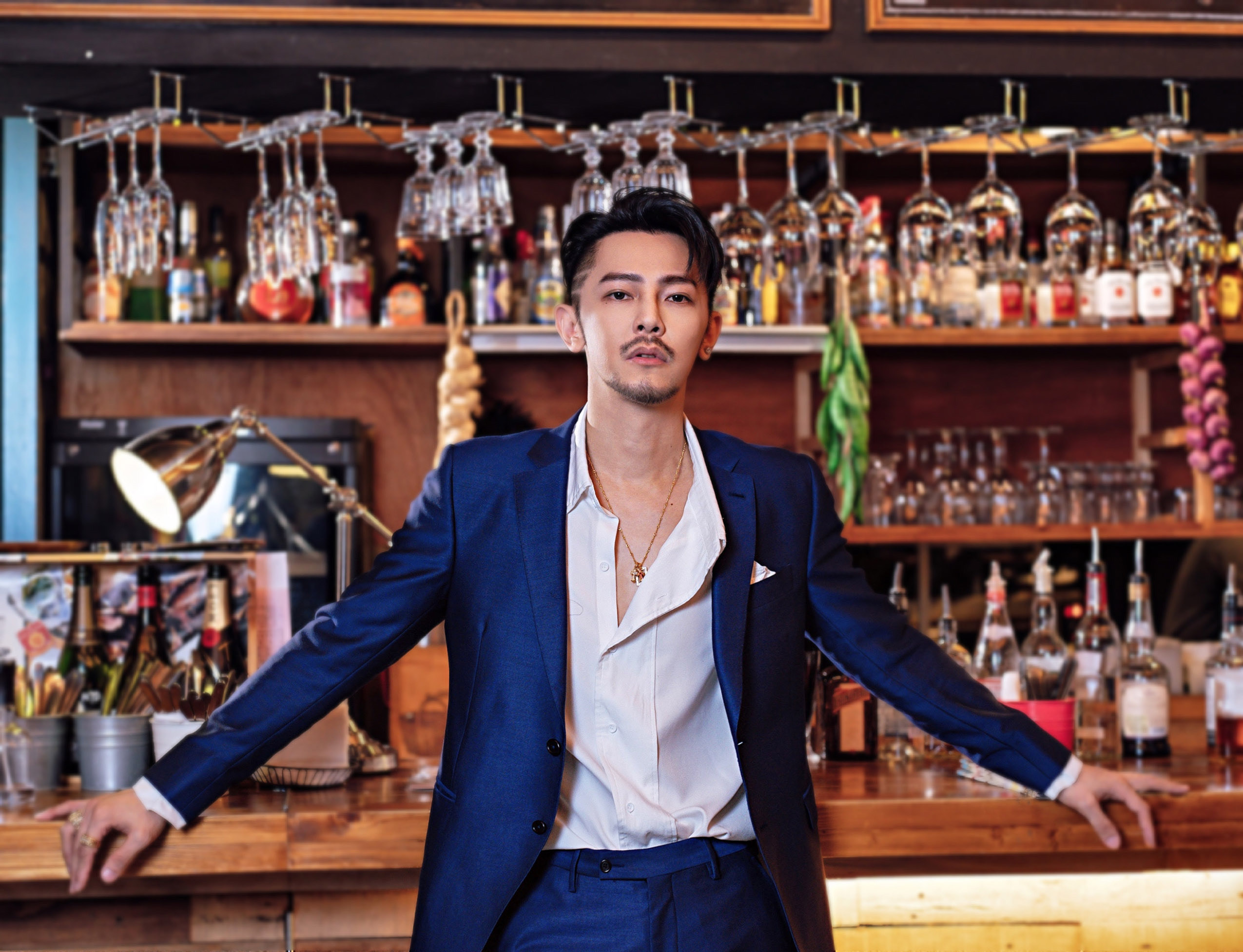 汪東城對自己開的餐館餐點相當有信心。（東藝演藝經紀）