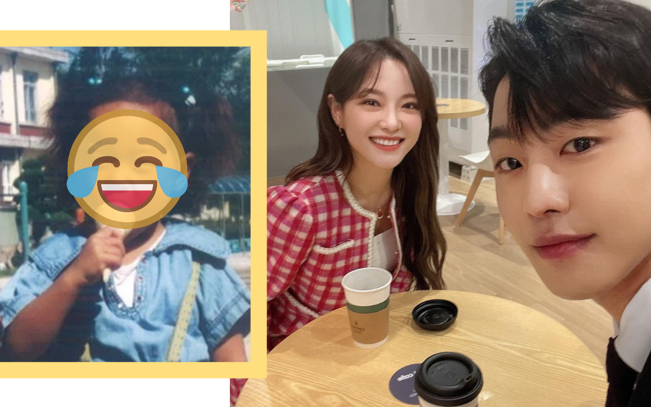 金世正（右圖左）與安孝燮（右圖右）主演《社內相親》爆紅，大方自曝黑歷史（左圖）。（翻攝自金世正IG）