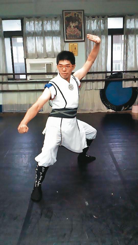 文大武術系畢業的林志軒，曾開過3年武館。（林志軒提供）