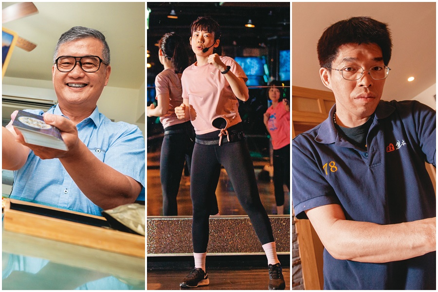 3位曾經的媒體同業，拚搏多年卻因大環境劇變，不得不轉職。圖由左至右分別為劉煜霖、邱雯敏（小八）、林志軒。