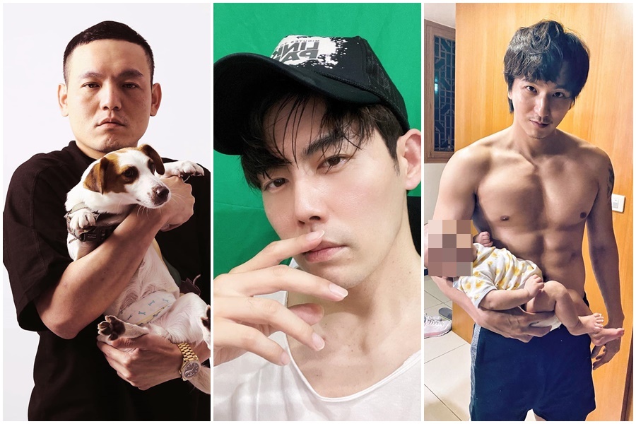 不少藝人都曾投資髮廊，包括春風、余秉諺以及楊奇煜（由左至右）。