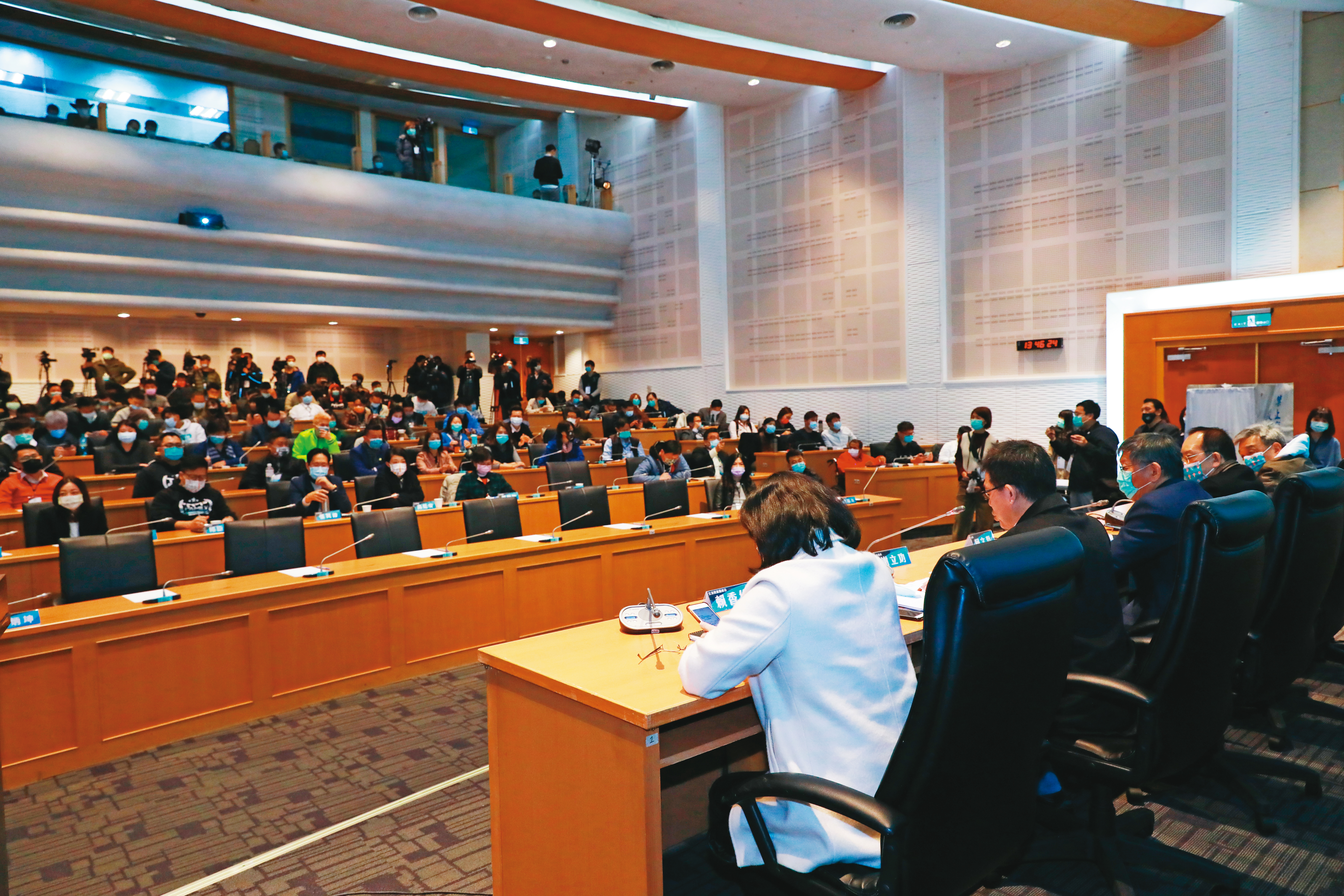 反蔡壁如勢力近日私下集結串聯，準備發動連署向柯文哲請命，要求蔡下台。圖為台灣民眾黨第一屆全國黨員代表大會。