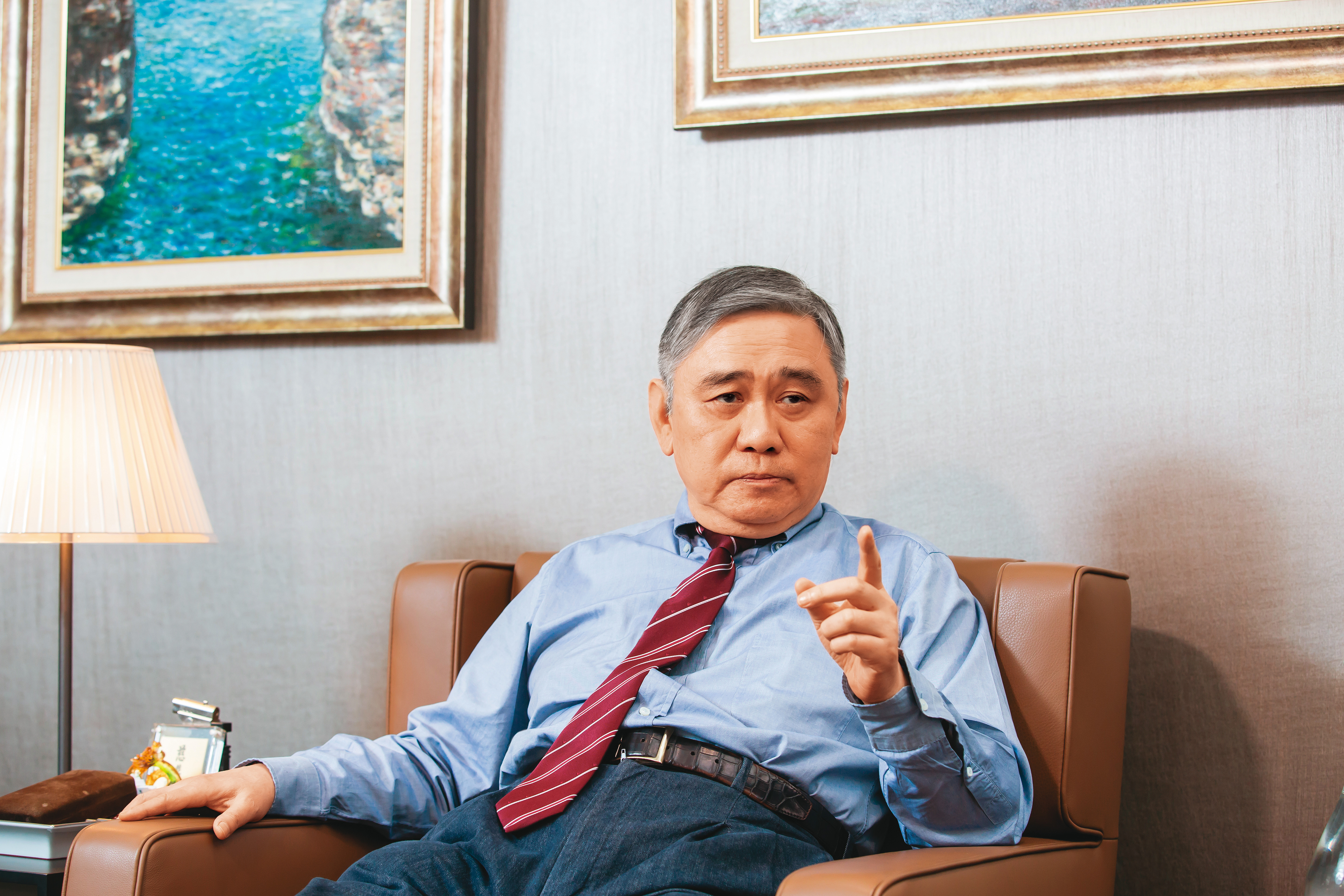 身價千億元的宏仁集團總裁王文洋（圖），與頴川建忠都是民視大股東。